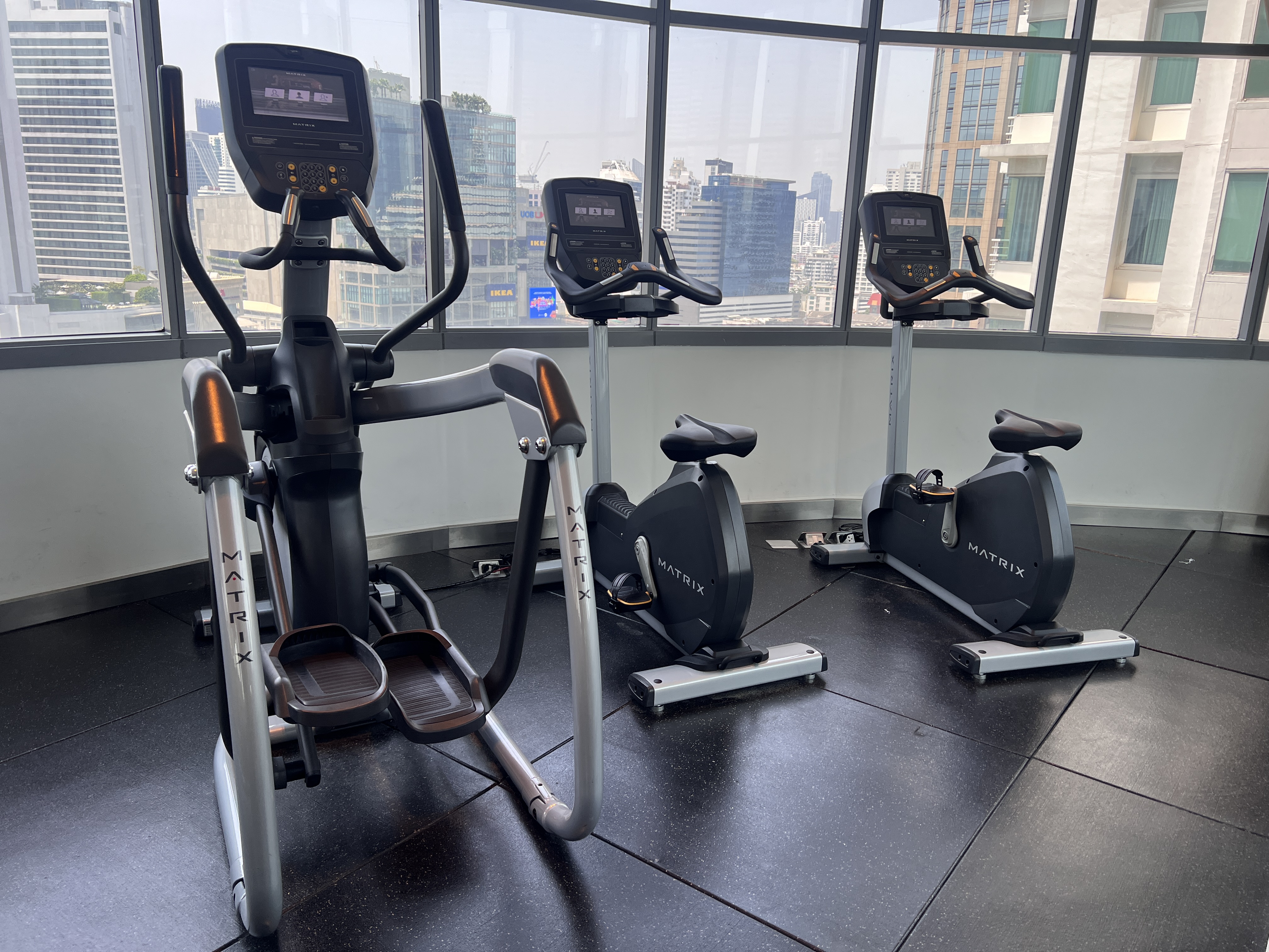 Hyatt Place Bangkok Sukhumvit fitness center ellipticals