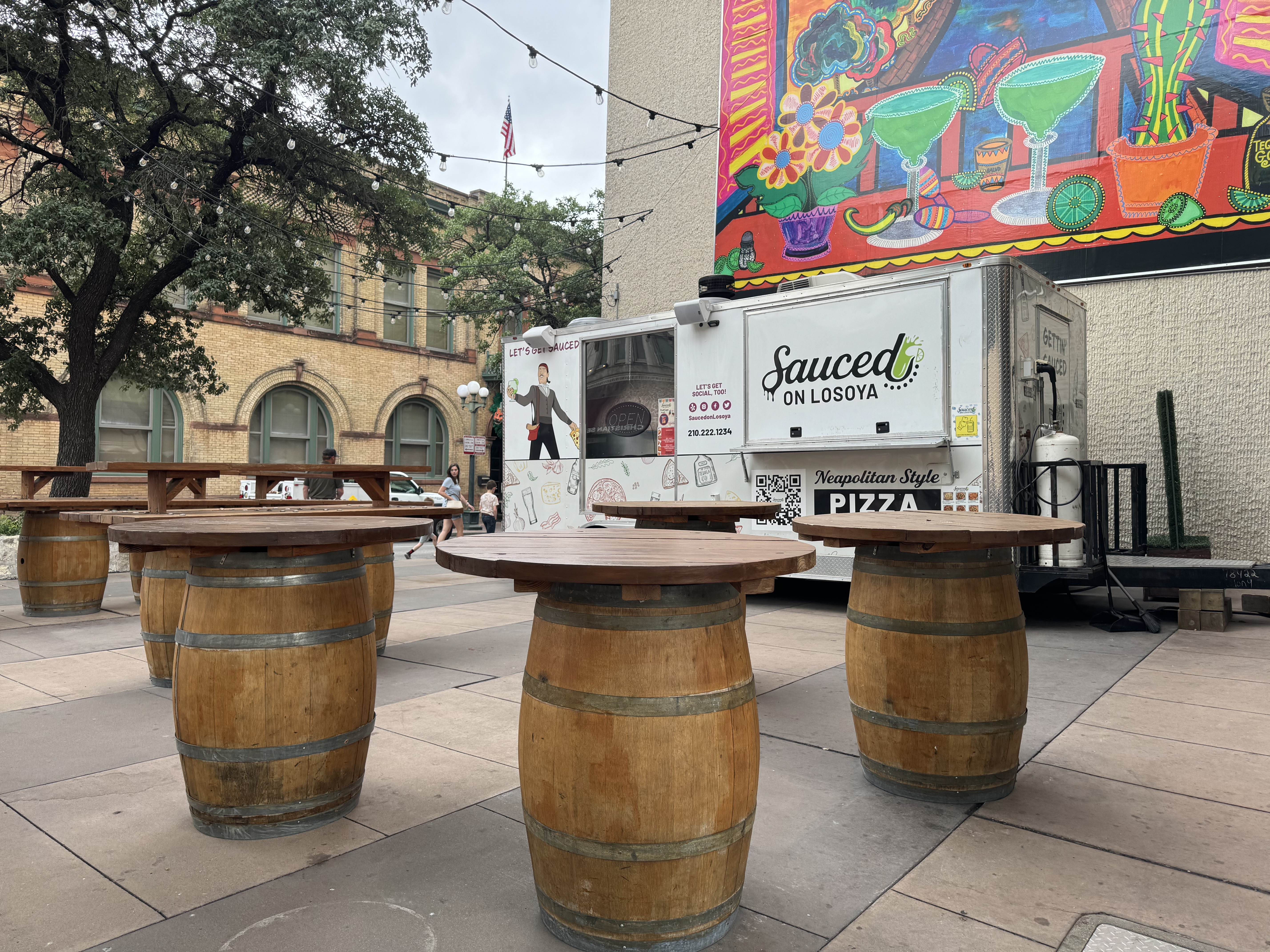 Hyatt Regency San Antonio Riverwalk Sauced food truck Hyatt Regency San Antonio Riverwalk Sauced food truck