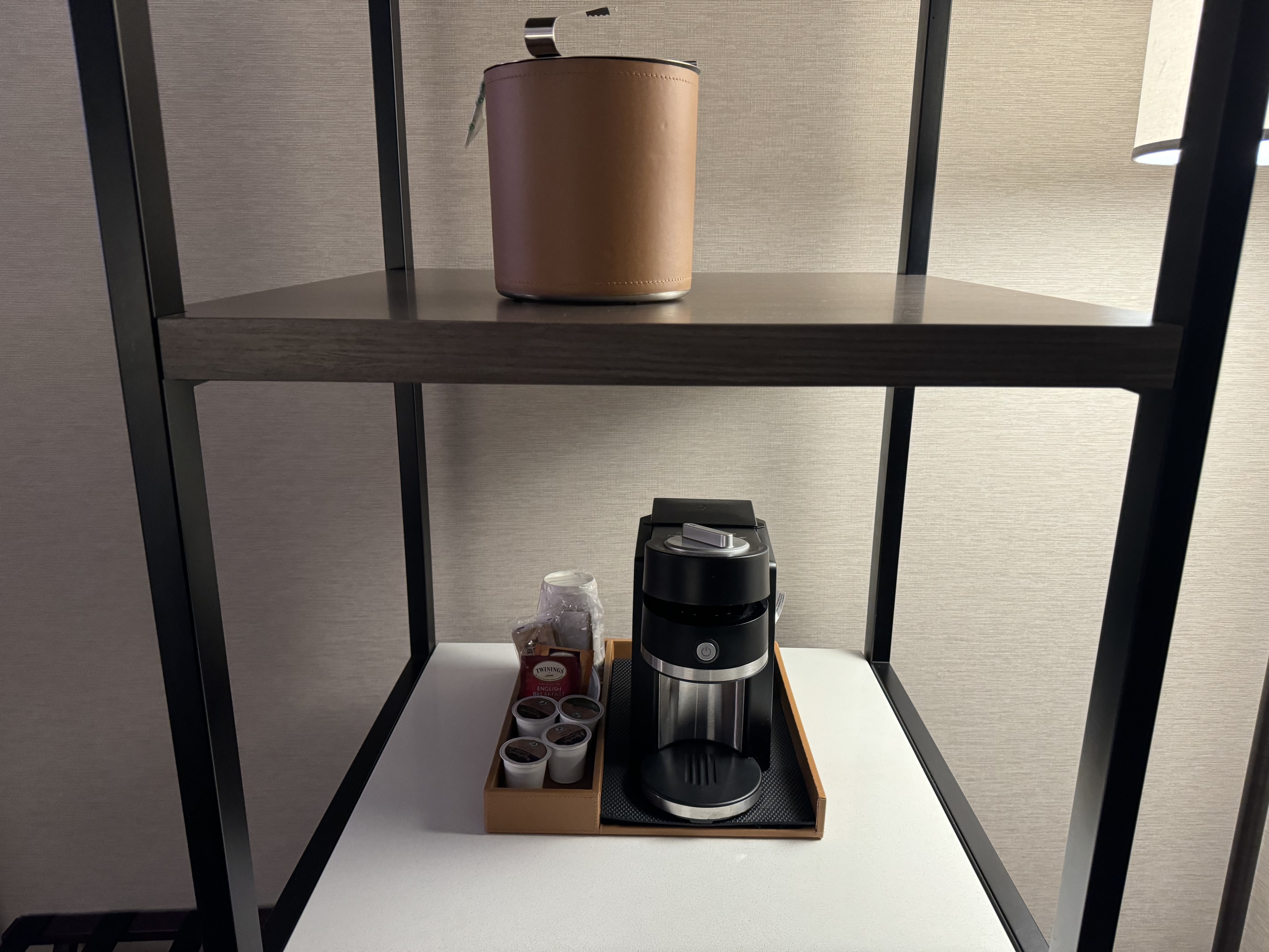 Hyatt Regency San Antonio Riverwalk bedroom coffee and ice bucket Hyatt Regency San Antonio Riverwalk bedroom coffee and ice bucket