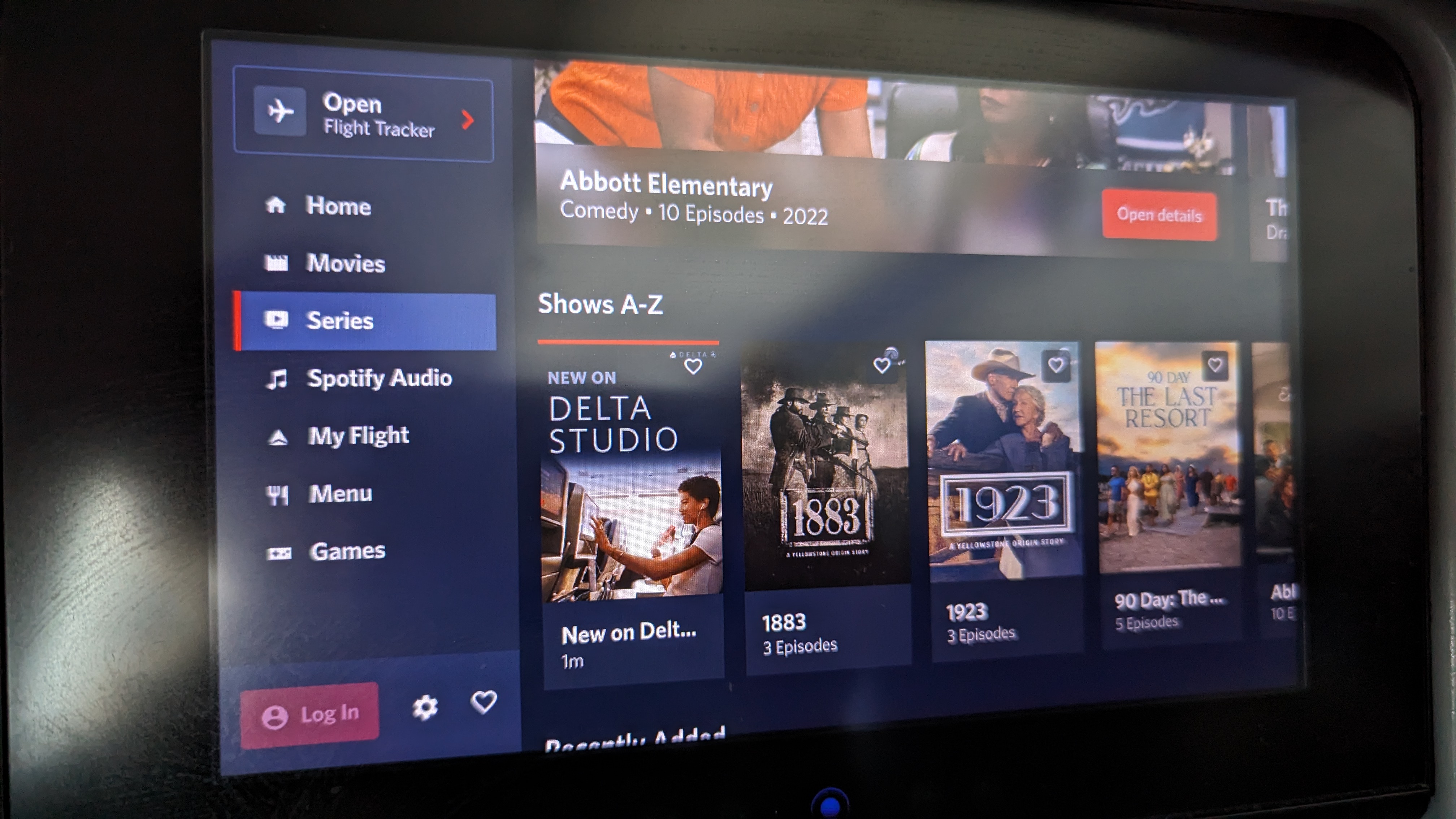 IAH to ATL Delta flight review IFE