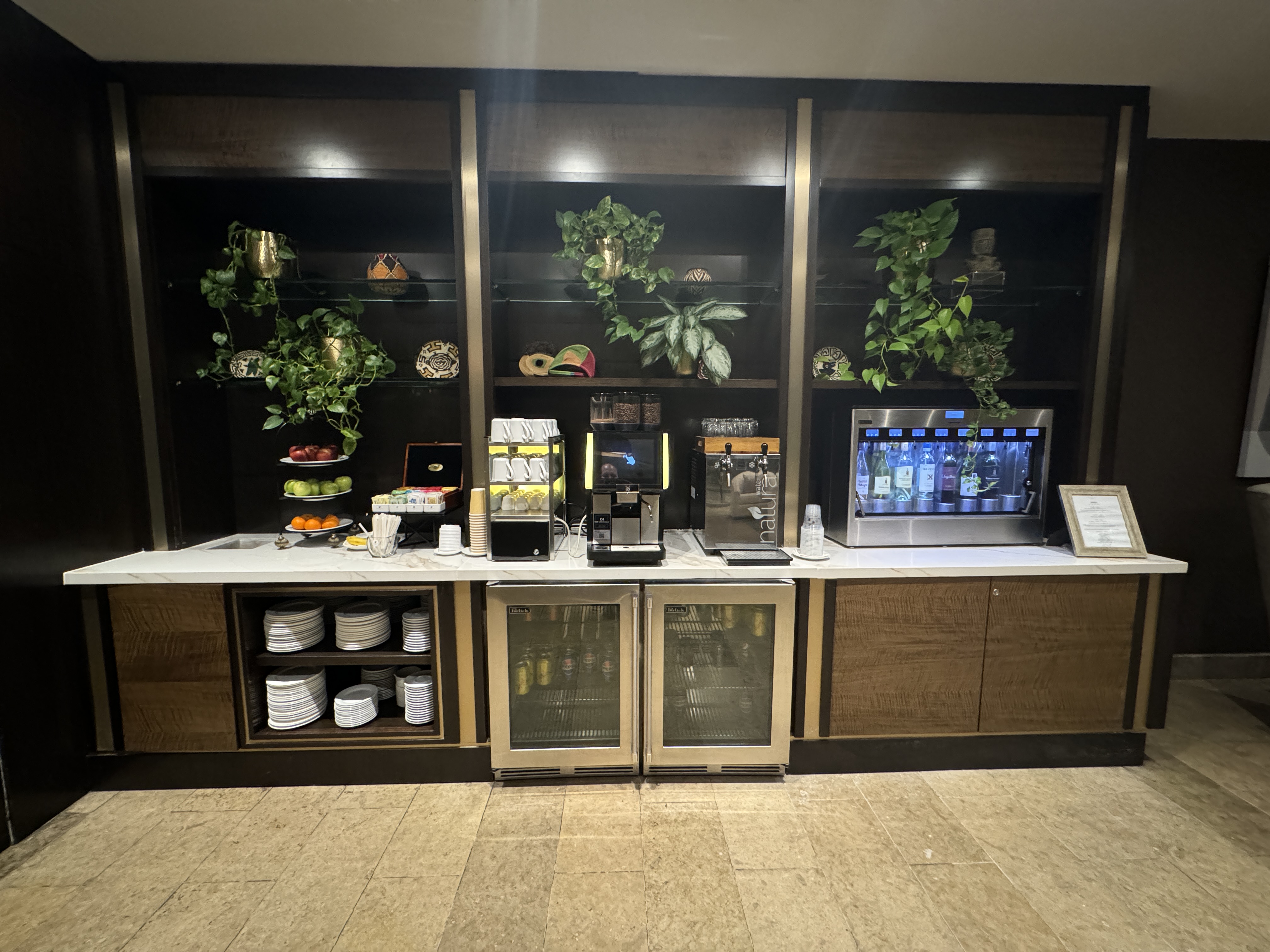 JW Marriott Panama Exec Lounge Beverage Station JW Marriott Panama Exec Lounge Beverage Station