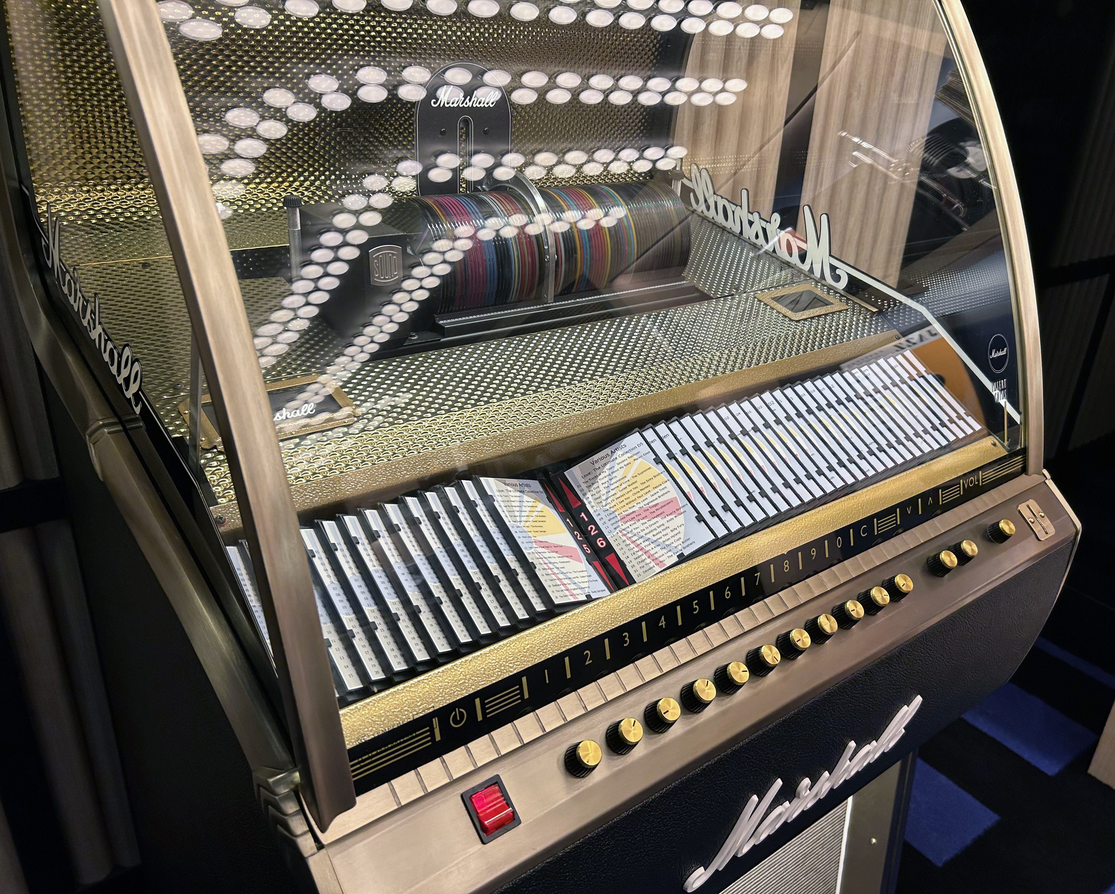 LGA Sapphire Lounge jukebox