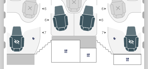 Lufthansa Allegris Privacy Seat Map