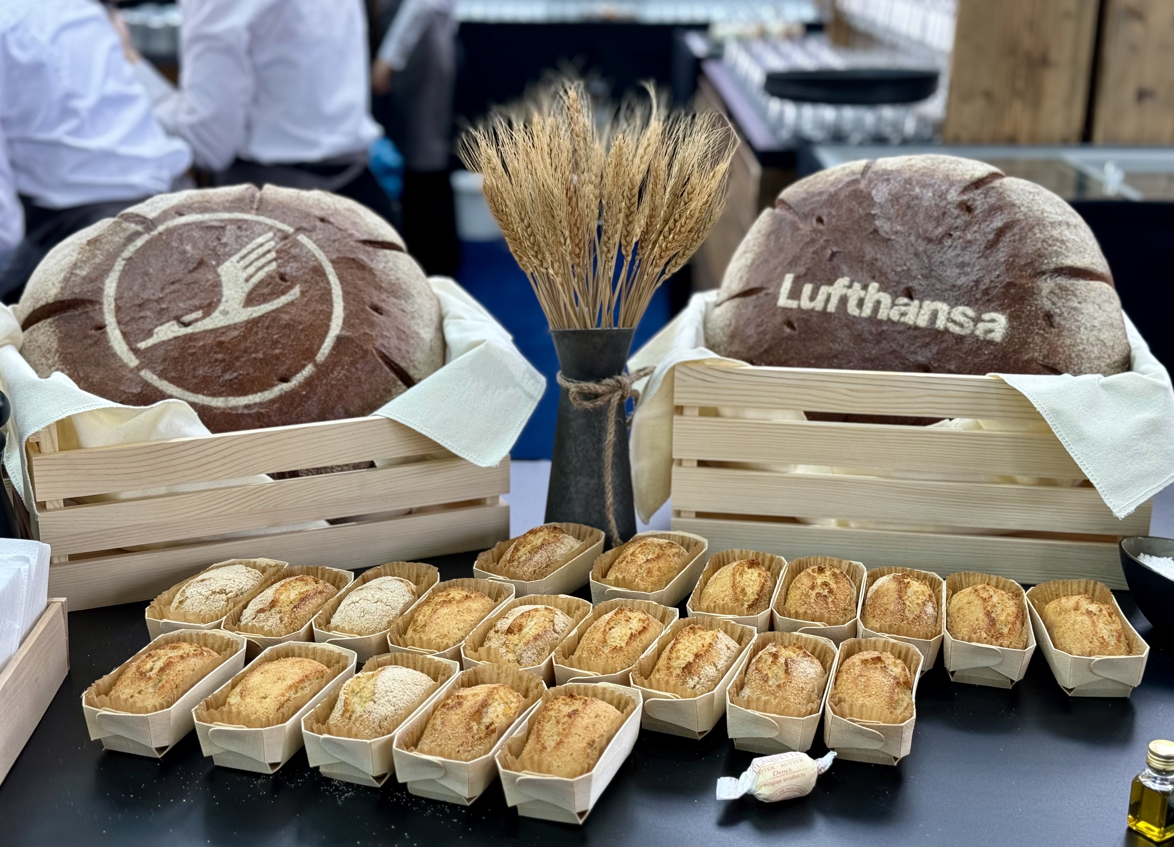Lufthansa new business class bread Lufthansa new business class bread
