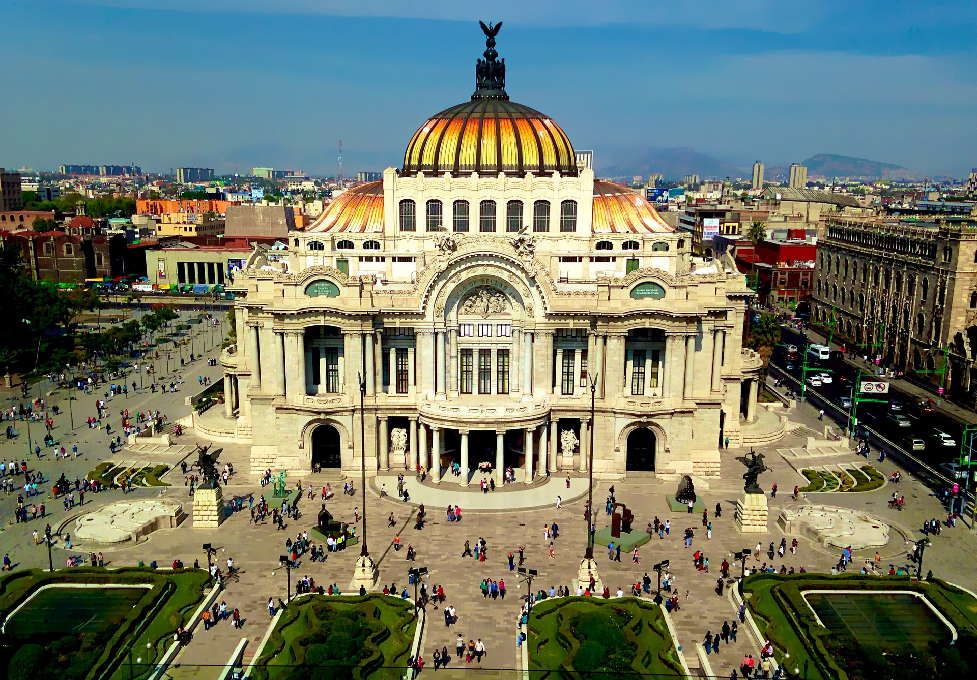 Mexico City Palacio de Bellas Artes Mexico City fine arts museum --- Palacio de Bellas Artes