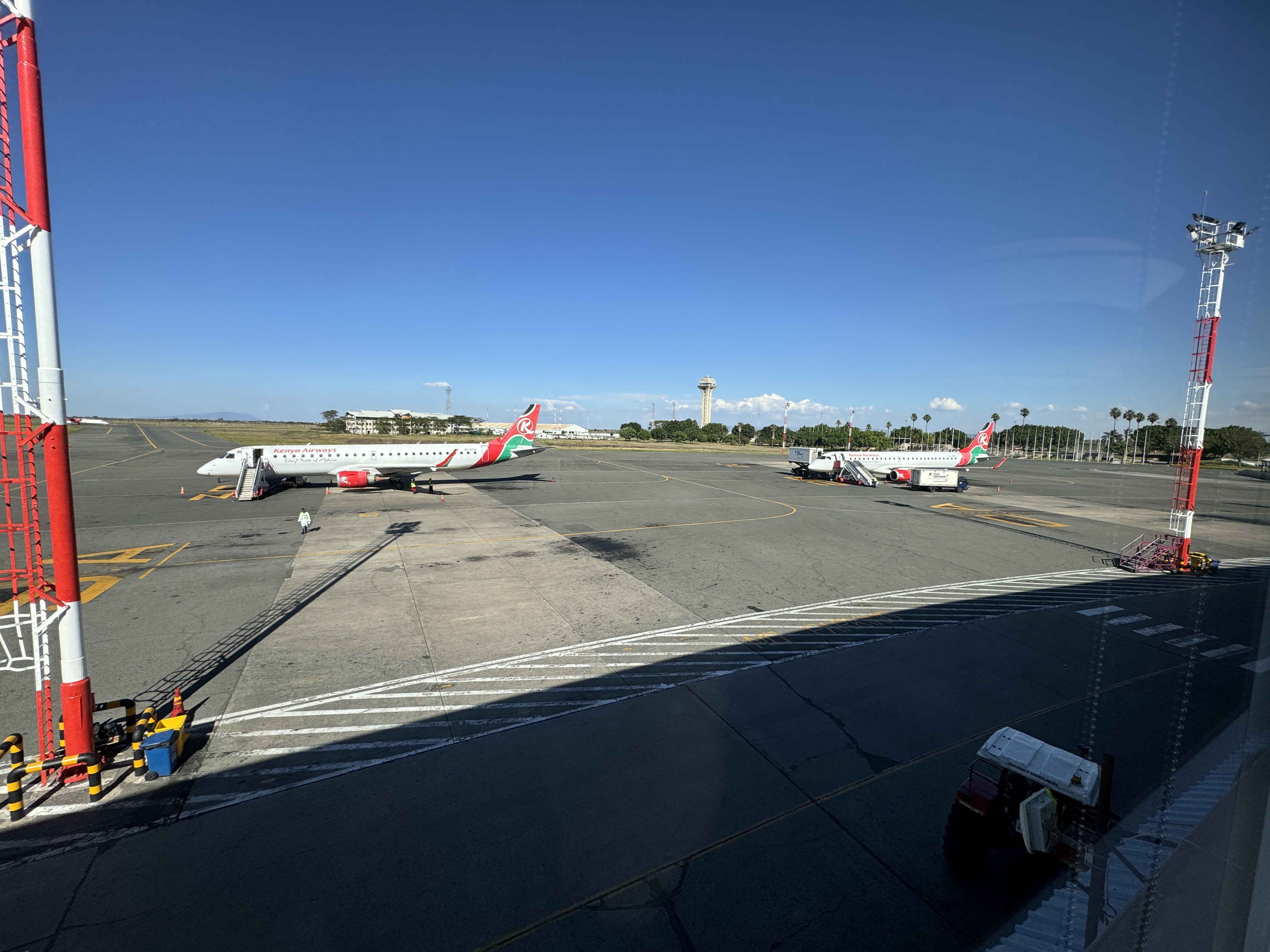 Plaza Premium Lounge NBO apron views