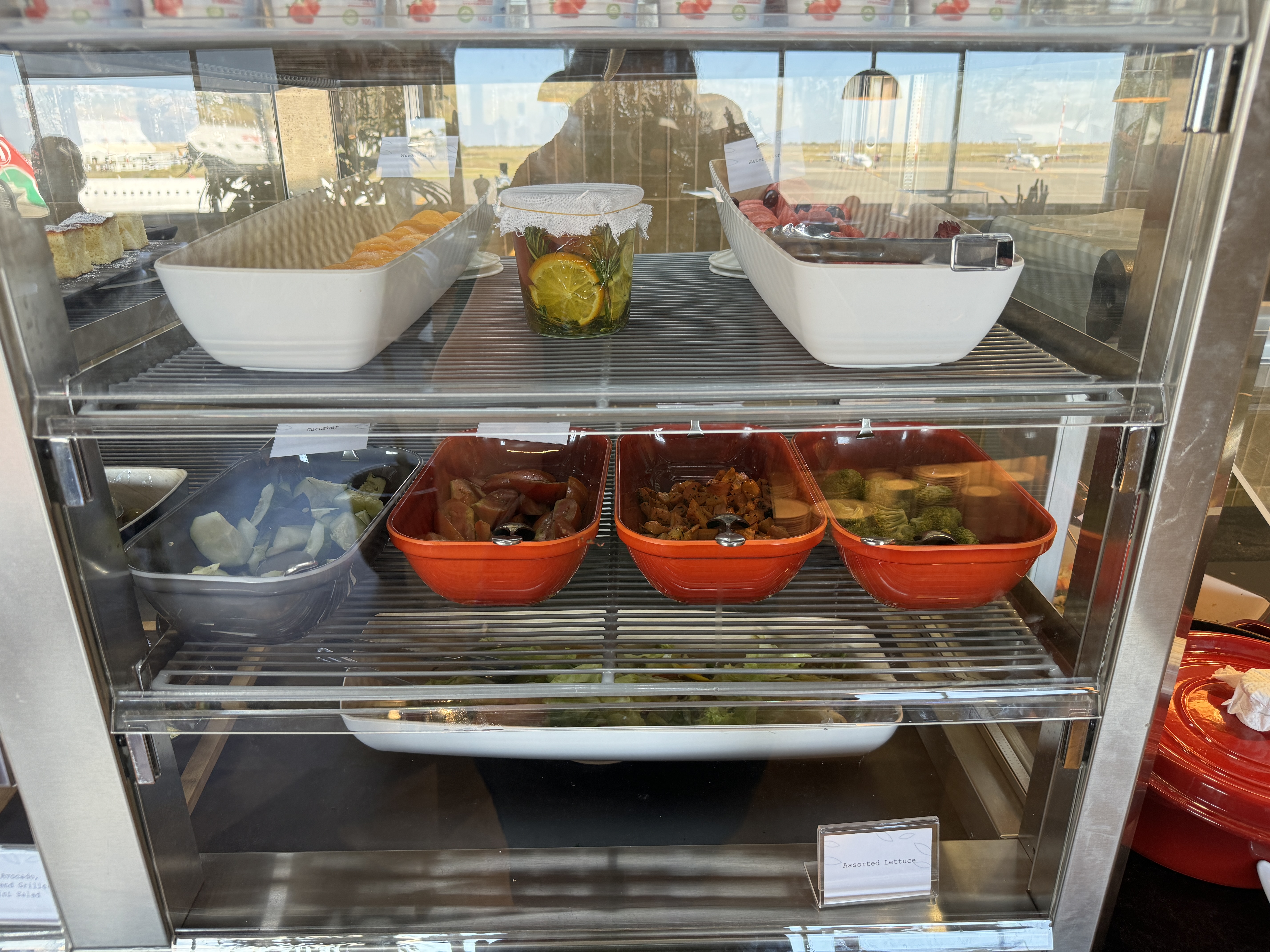 Plaza Premium Lounge NBO cold salads