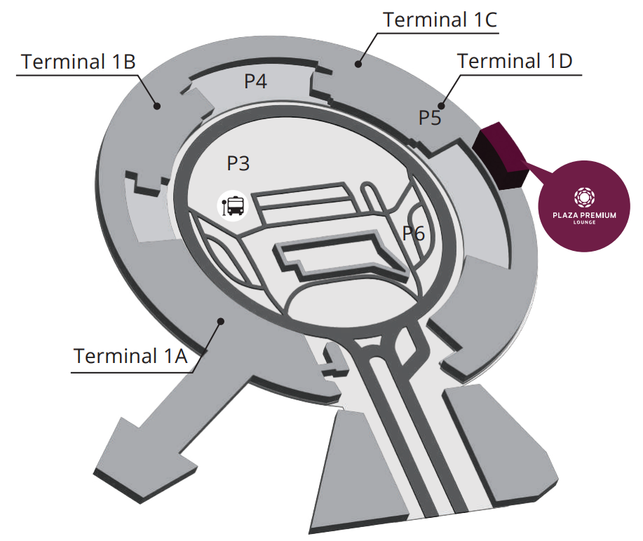 Plaza Premium Lounge NBO map