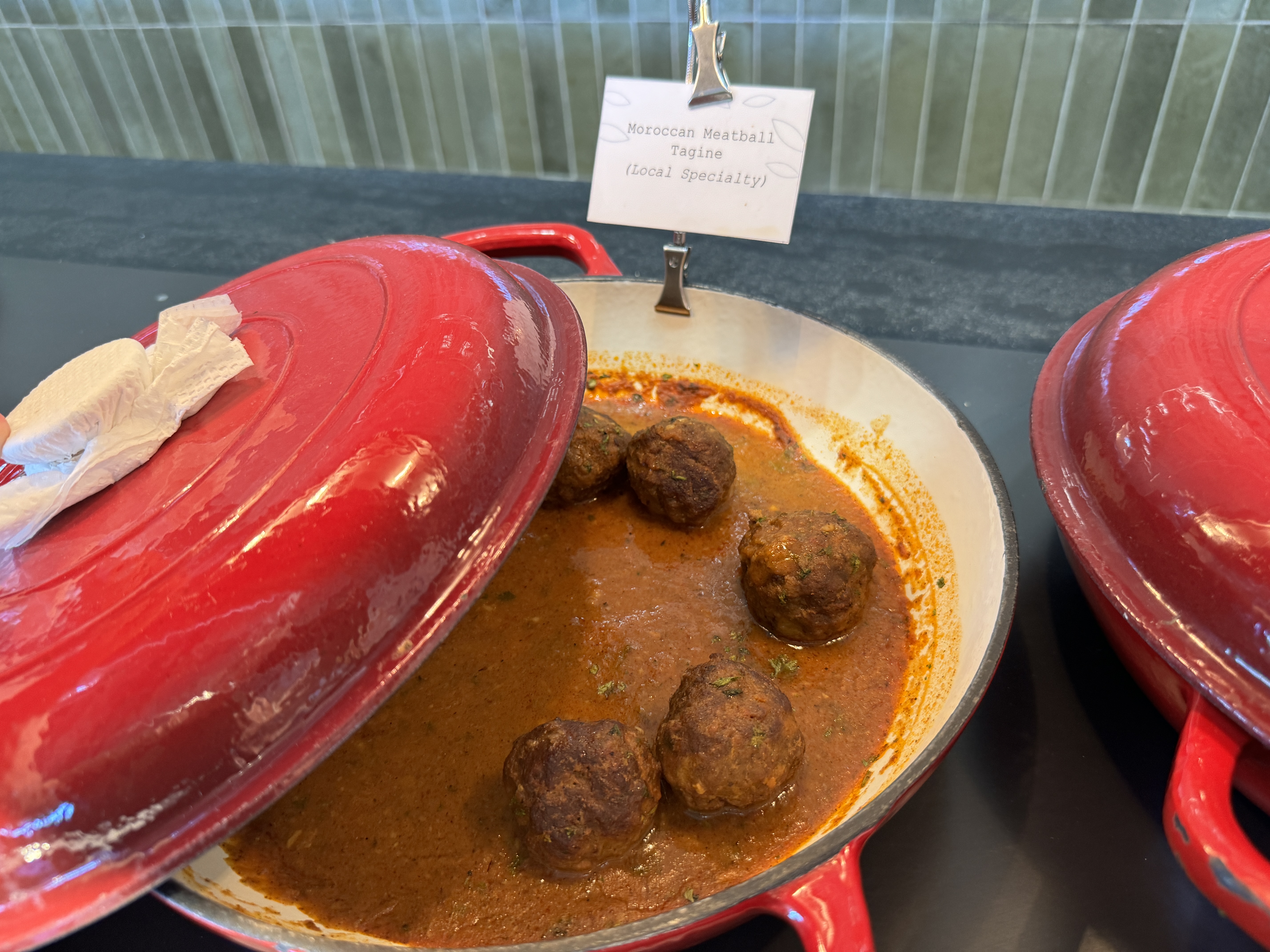 Plaza Premium Lounge NBO meatballs