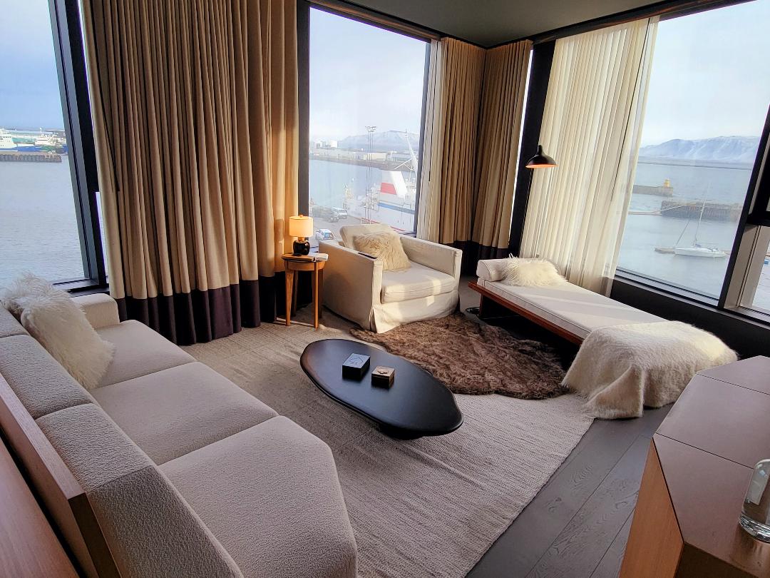 Reykjavik EDITION Hotel Living Area Reykjavik EDITION Hotel Living Area