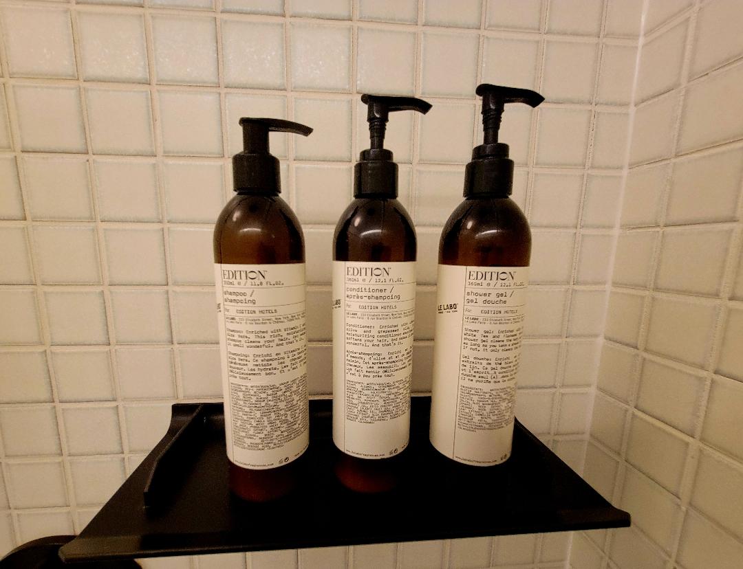 Reykjavik EDITION Hotel Shower Amenities Reykjavik EDITION Hotel Shower Amenities