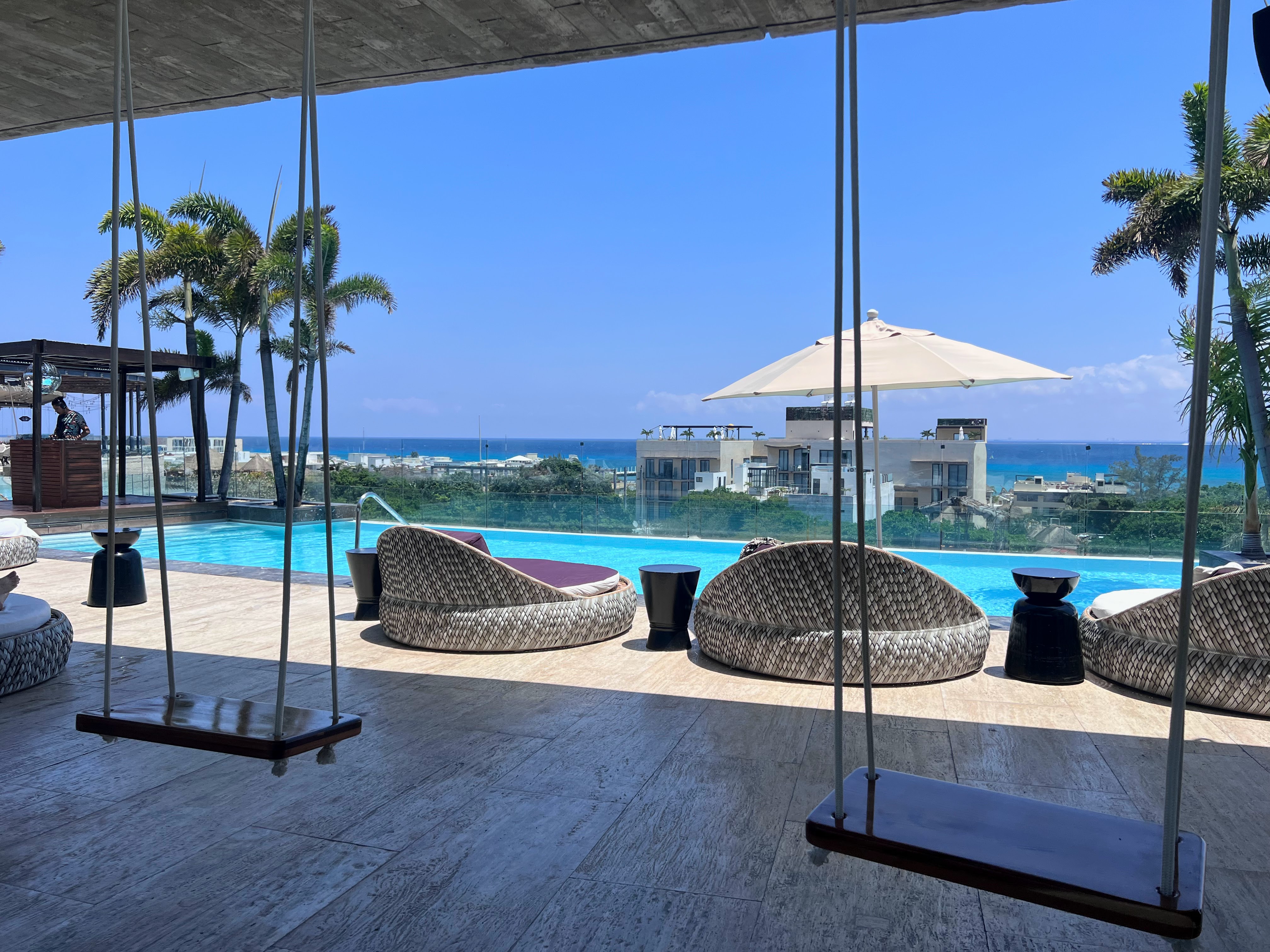 Rooftop pool at Thompson Playa del Carmen Main House Rooftop pool at Thompson Playa del Carmen Main House