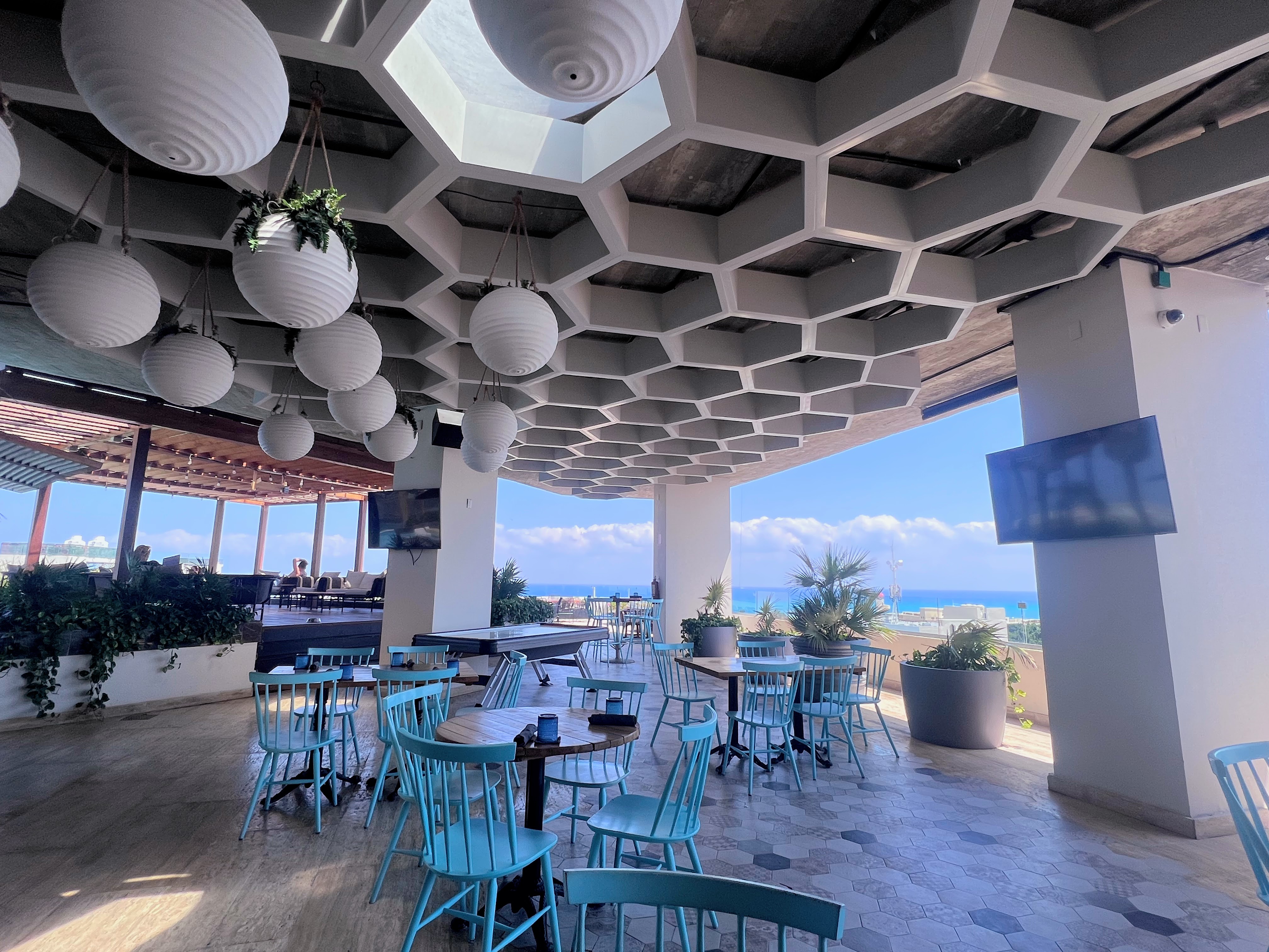 Rooftop restaurant at Thompson Playa del Carmen Main House