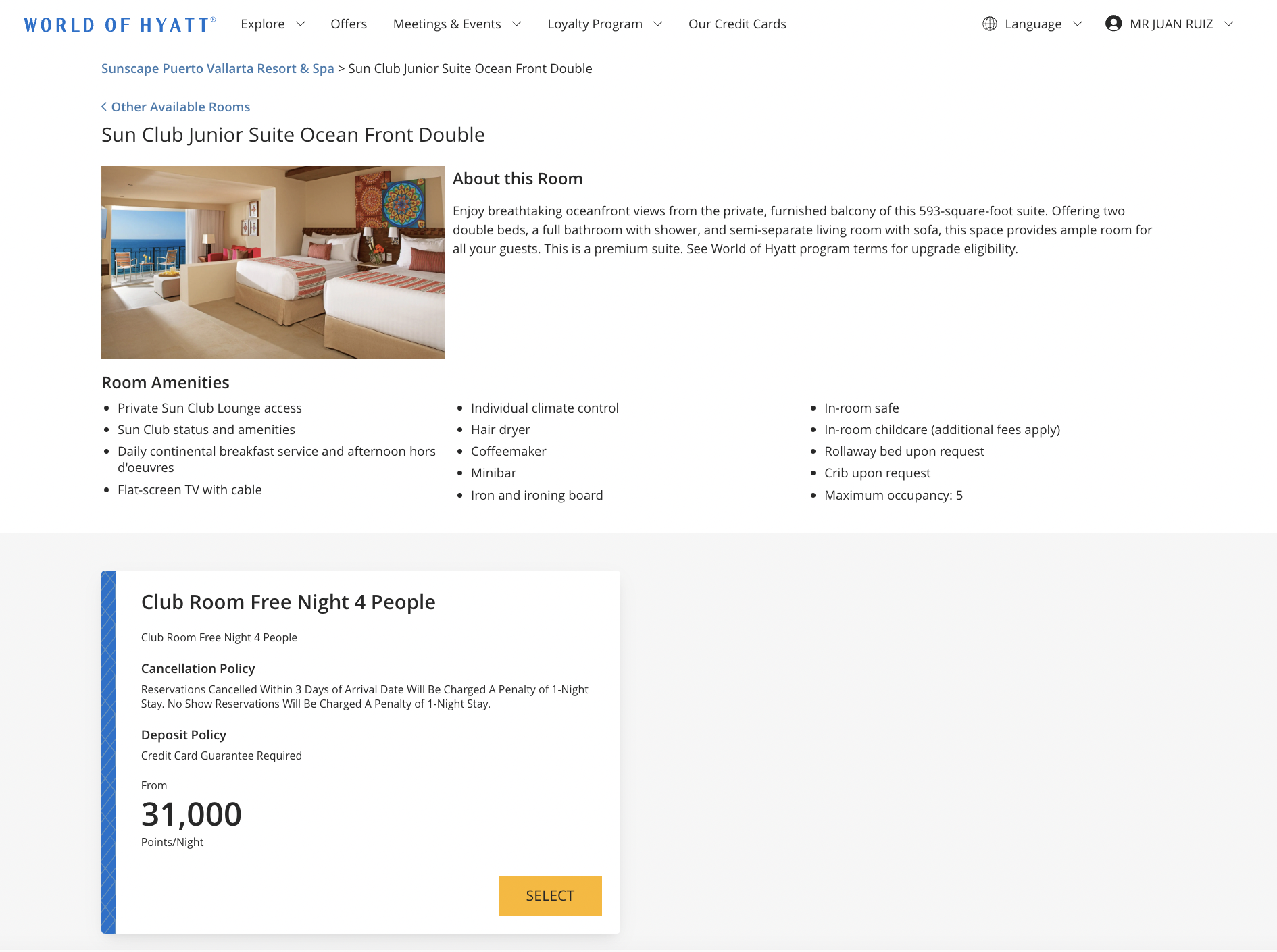 Sunscape Resort PV Family of 4 Points Screenshot Sunscape Resort PV Family of 4 Points Screenshot