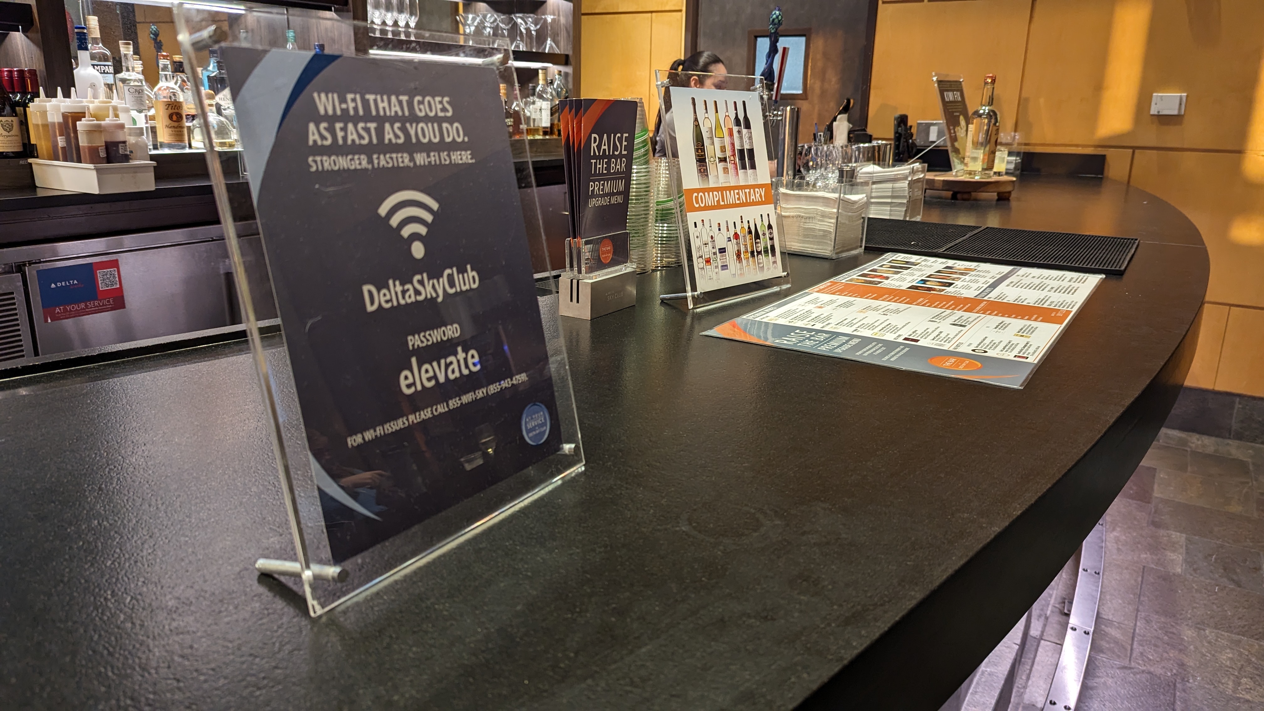 Concourse C Delta Sky Club at Hartsfield Jackson Atlanta International Airport Wi Fi