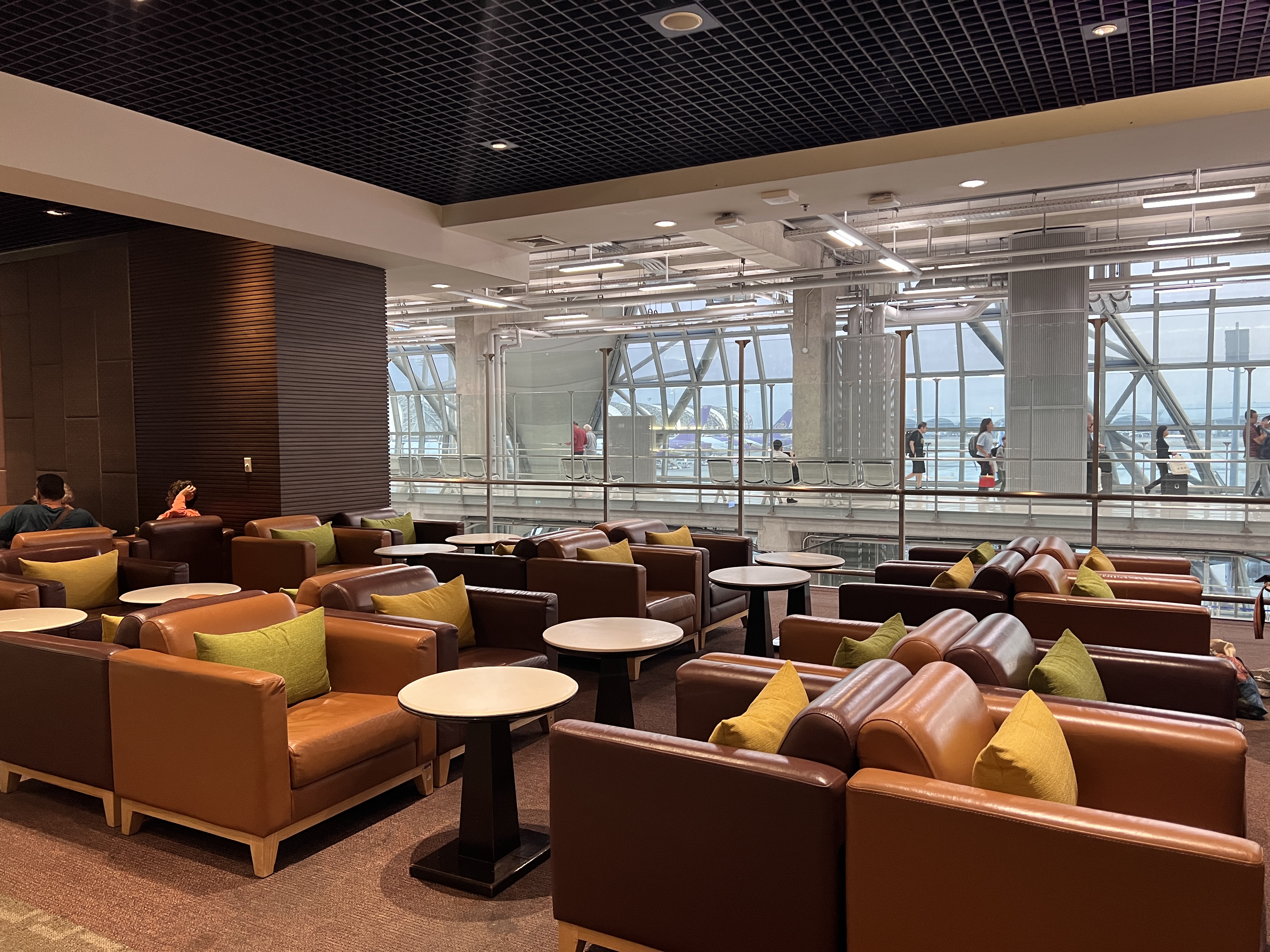 Thai Airways Royal Silk Lounge another seating area Thai Airways Royal Silk Lounge another seating area