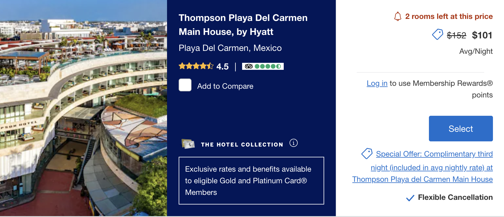 Thompson Playa del Carmen Amex Hotel Collection