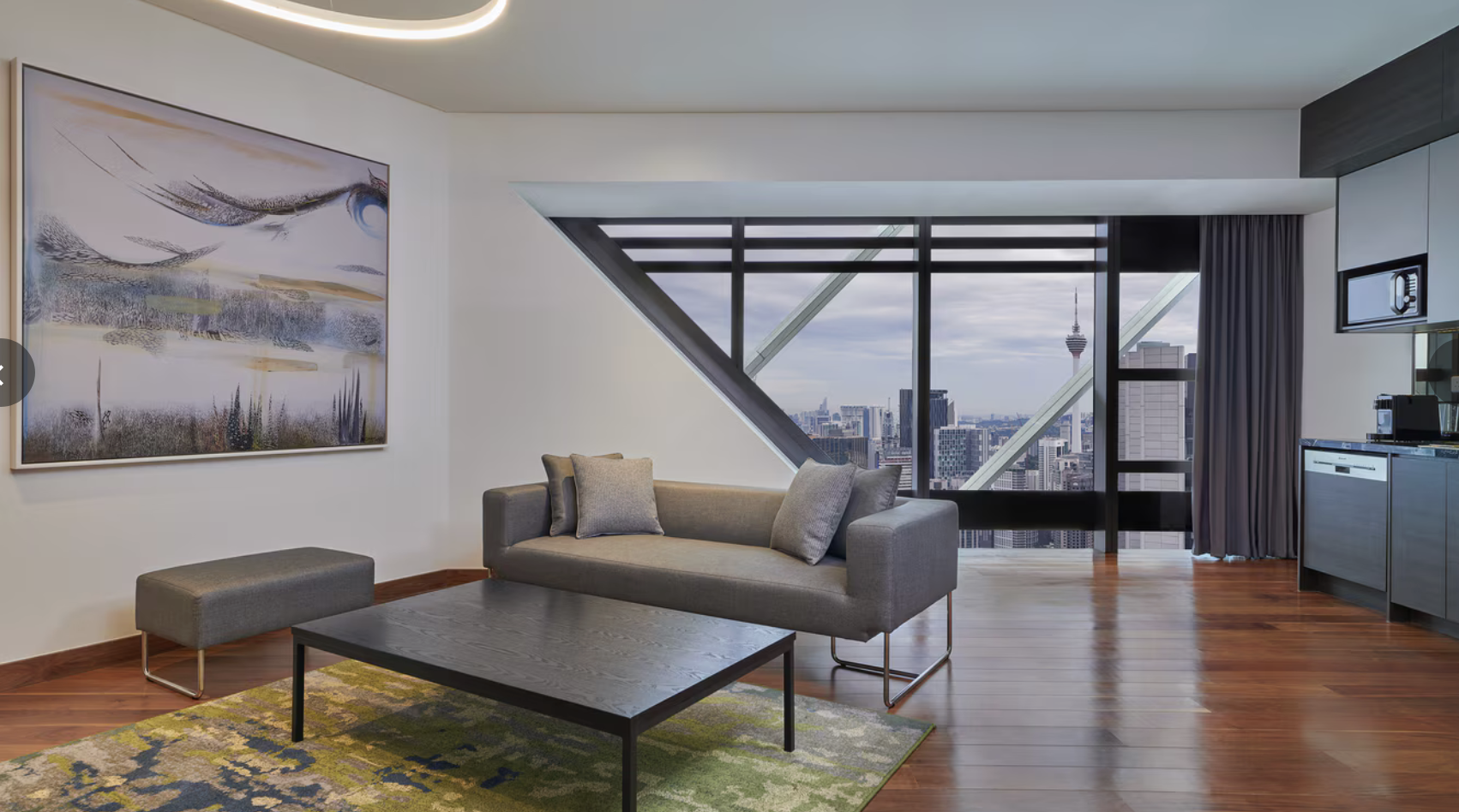 A One Bedroom Skyline Suite at the Element Kuala Lumpur A One Bedroom Skyline Suite at the Element Kuala Lumpur