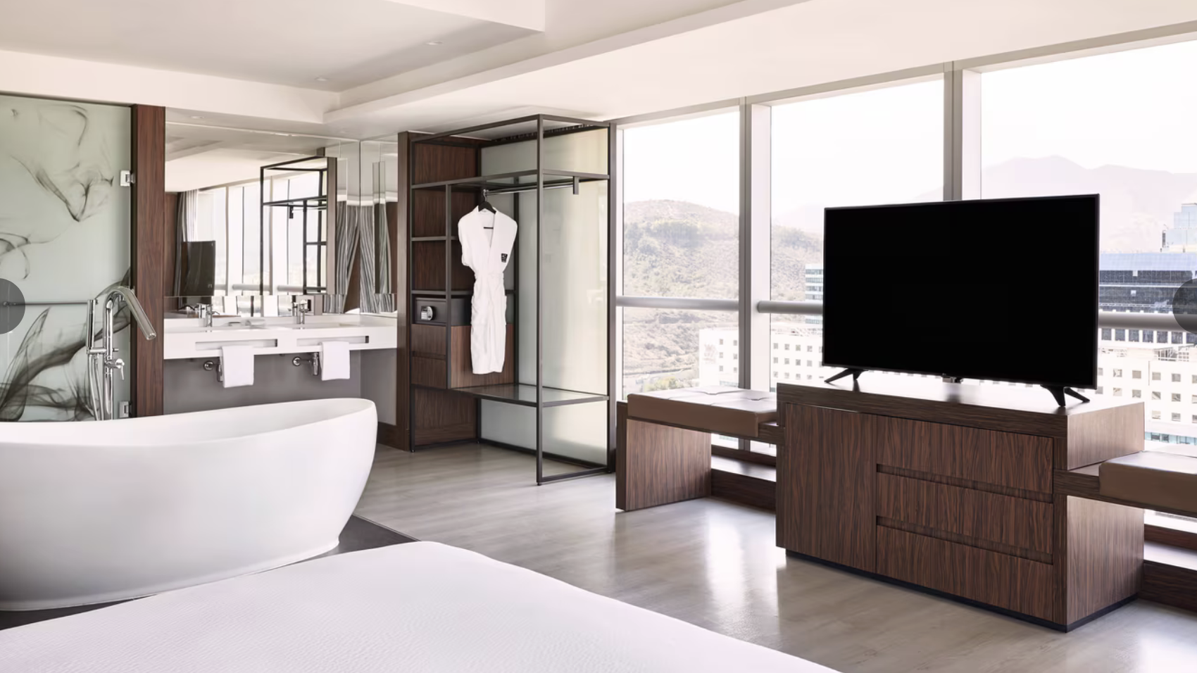 A One Bedroom Suite at the AC Hotel Santiago Costanera Center A One Bedroom Suite at the AC Hotel Santiago Costanera Center