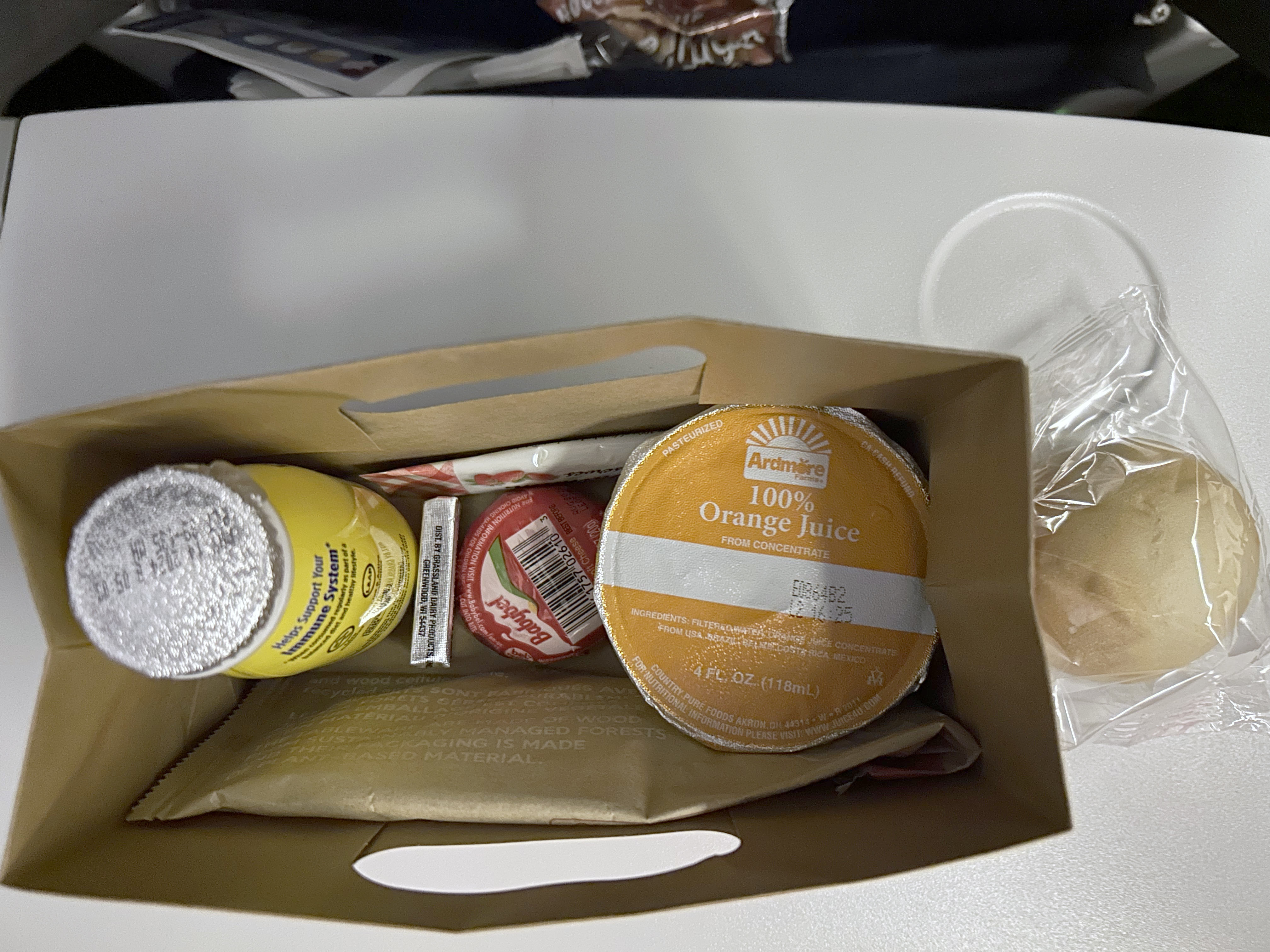Air France 777 300ER economy IAD CDG breakfast