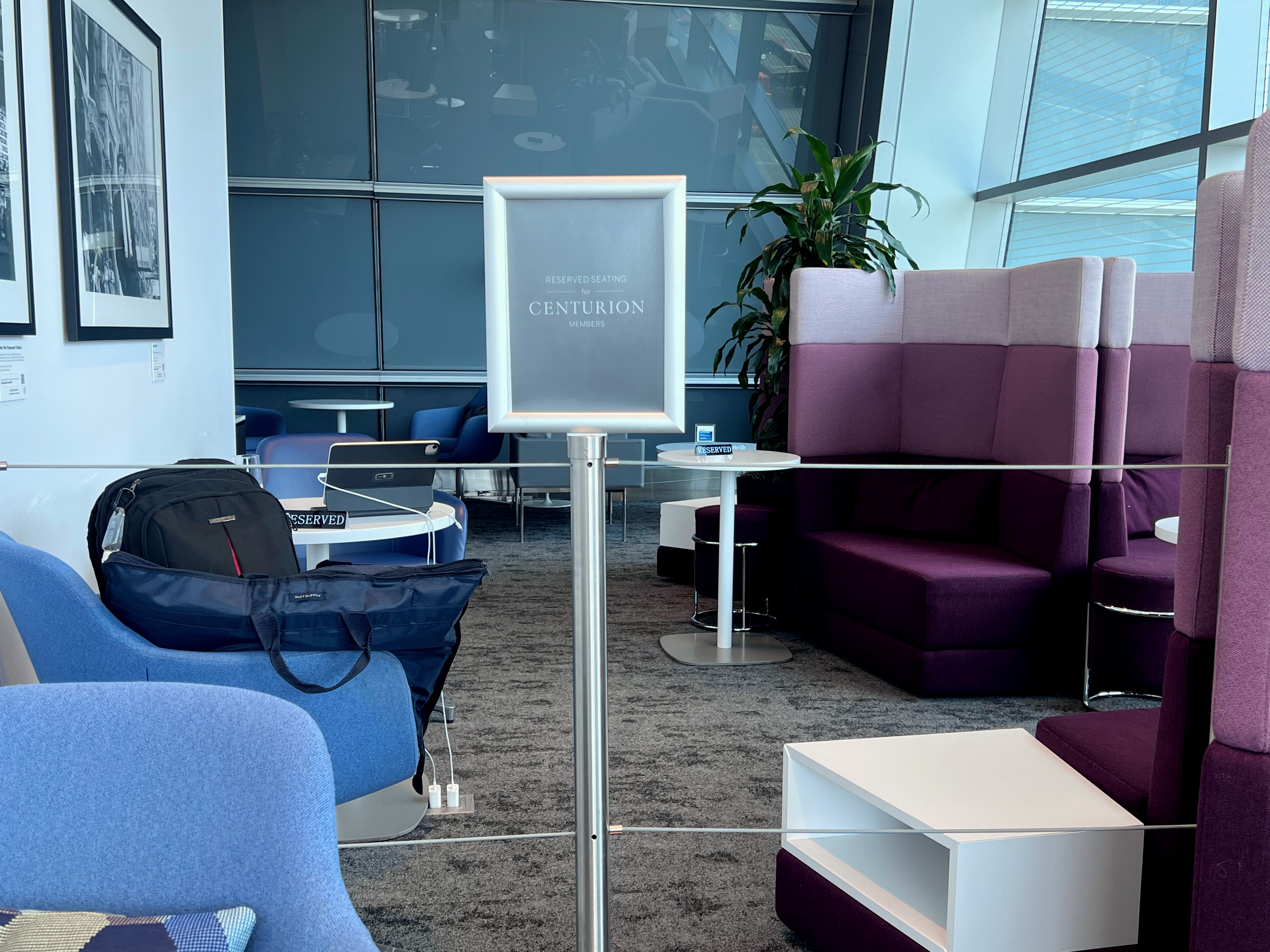 Amex Centurion Lounge at JFK Centurion Area Amex Centurion Lounge at JFK Centurion Area