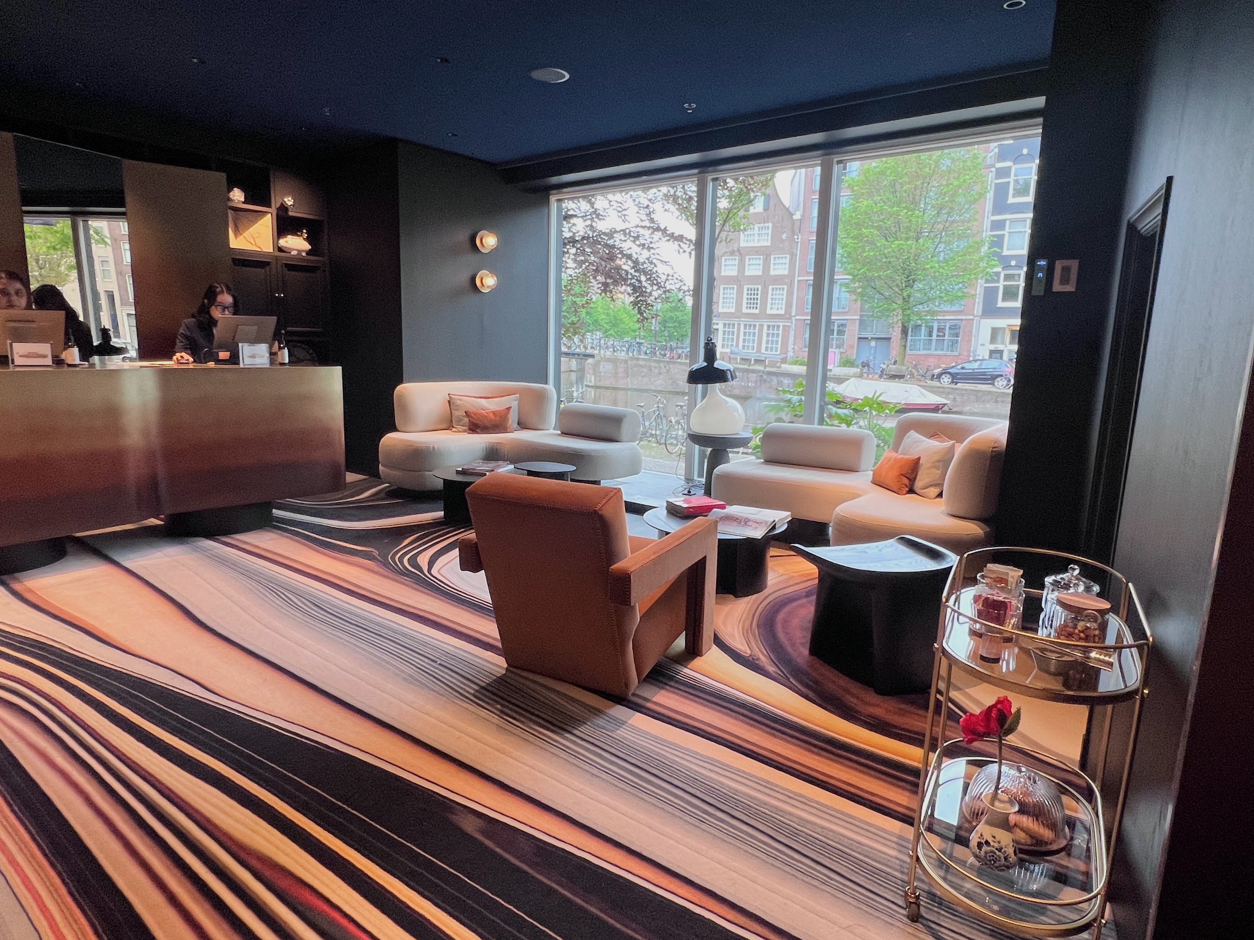 Andaz Amsterdam front desk area Andaz Amsterdam front desk area