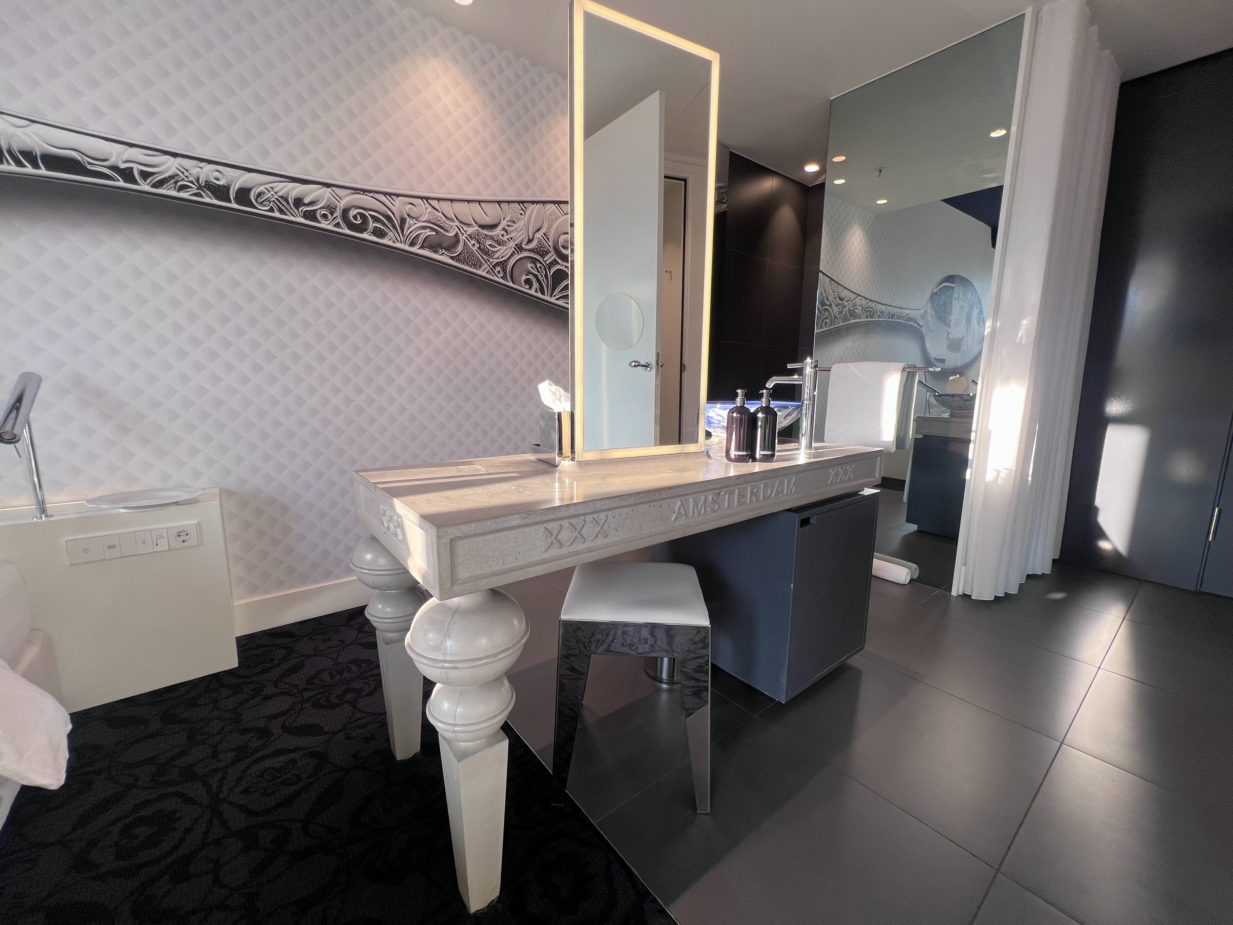 Andaz Amsterdam guestroom vanity Andaz Amsterdam guestroom vanity