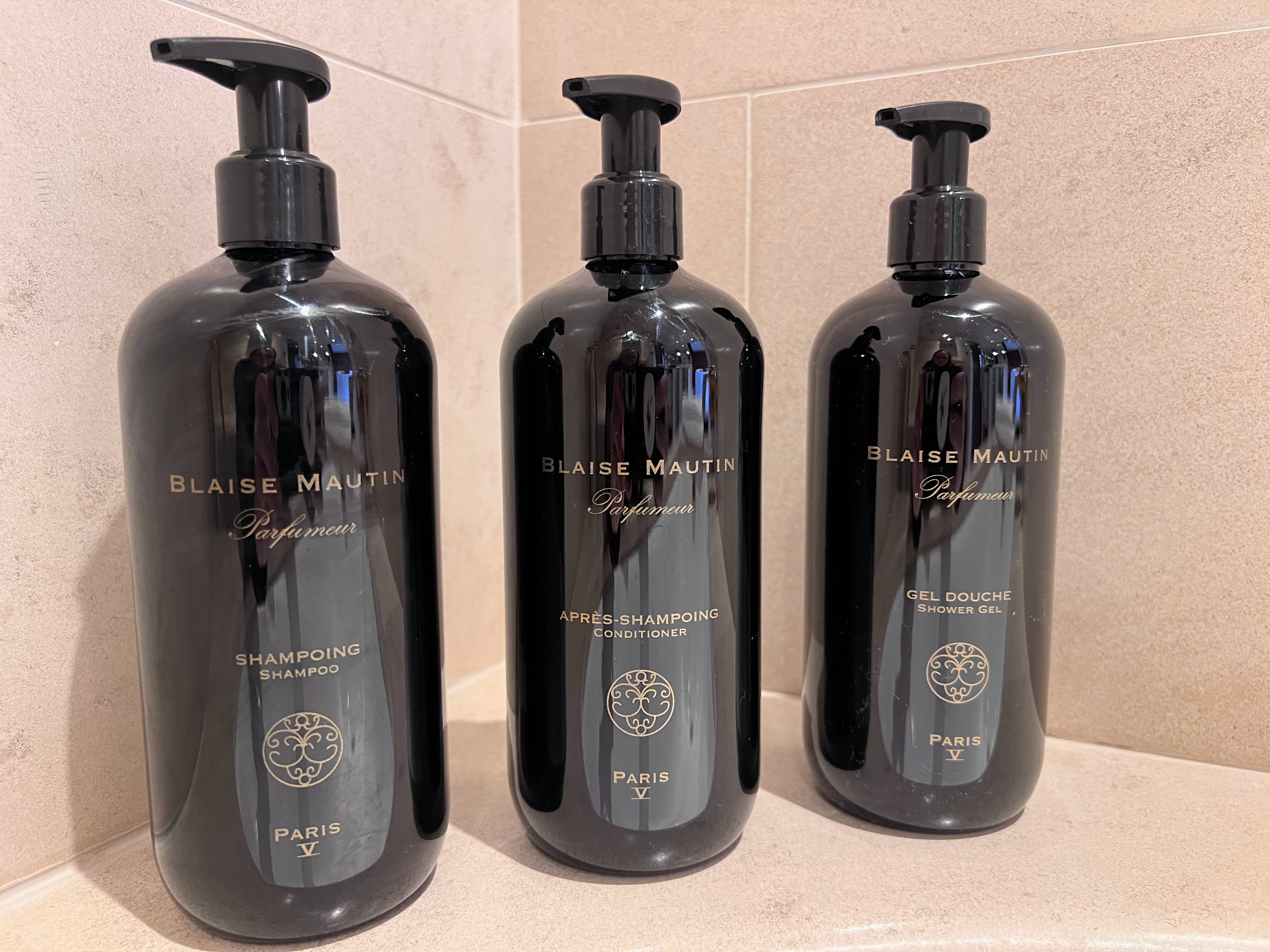 Bath products at Park Hyatt Paris Bath products at Park Hyatt Paris