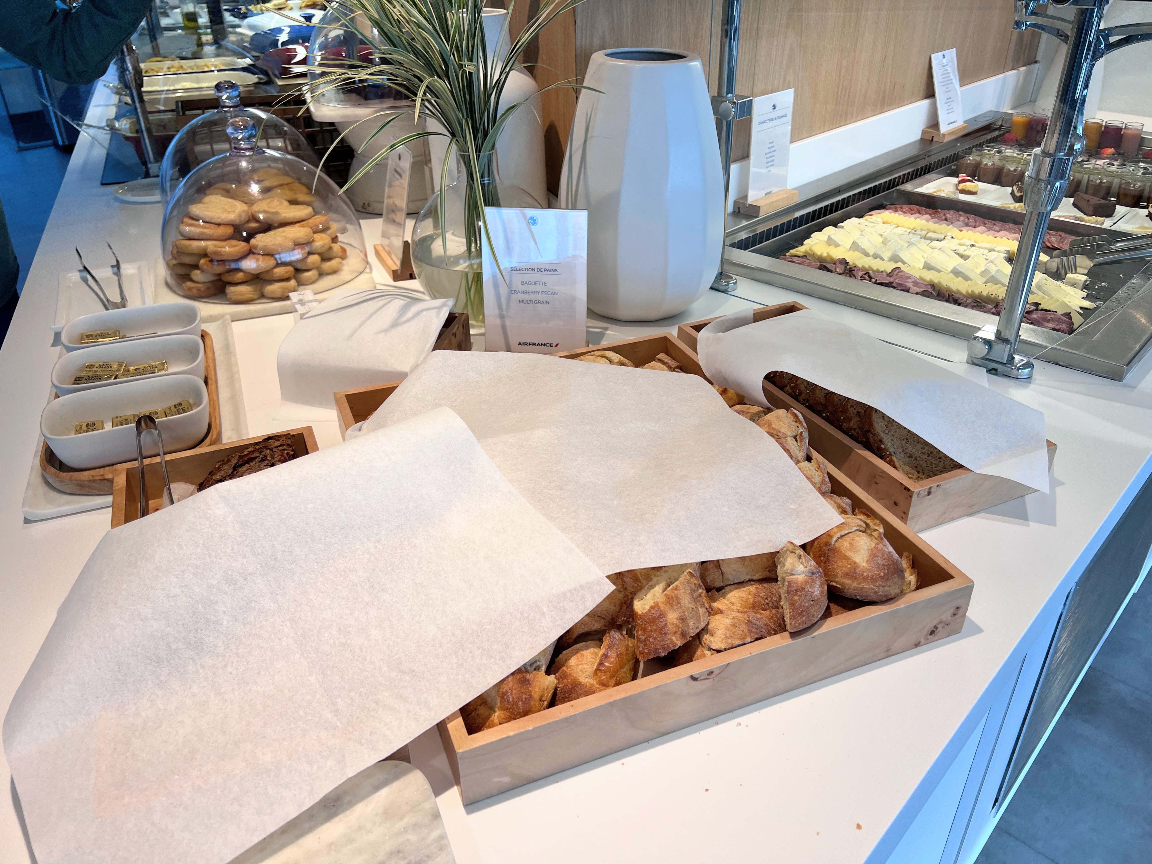 Bread at Air France Lounge JFK Bread at Air France Lounge JFK