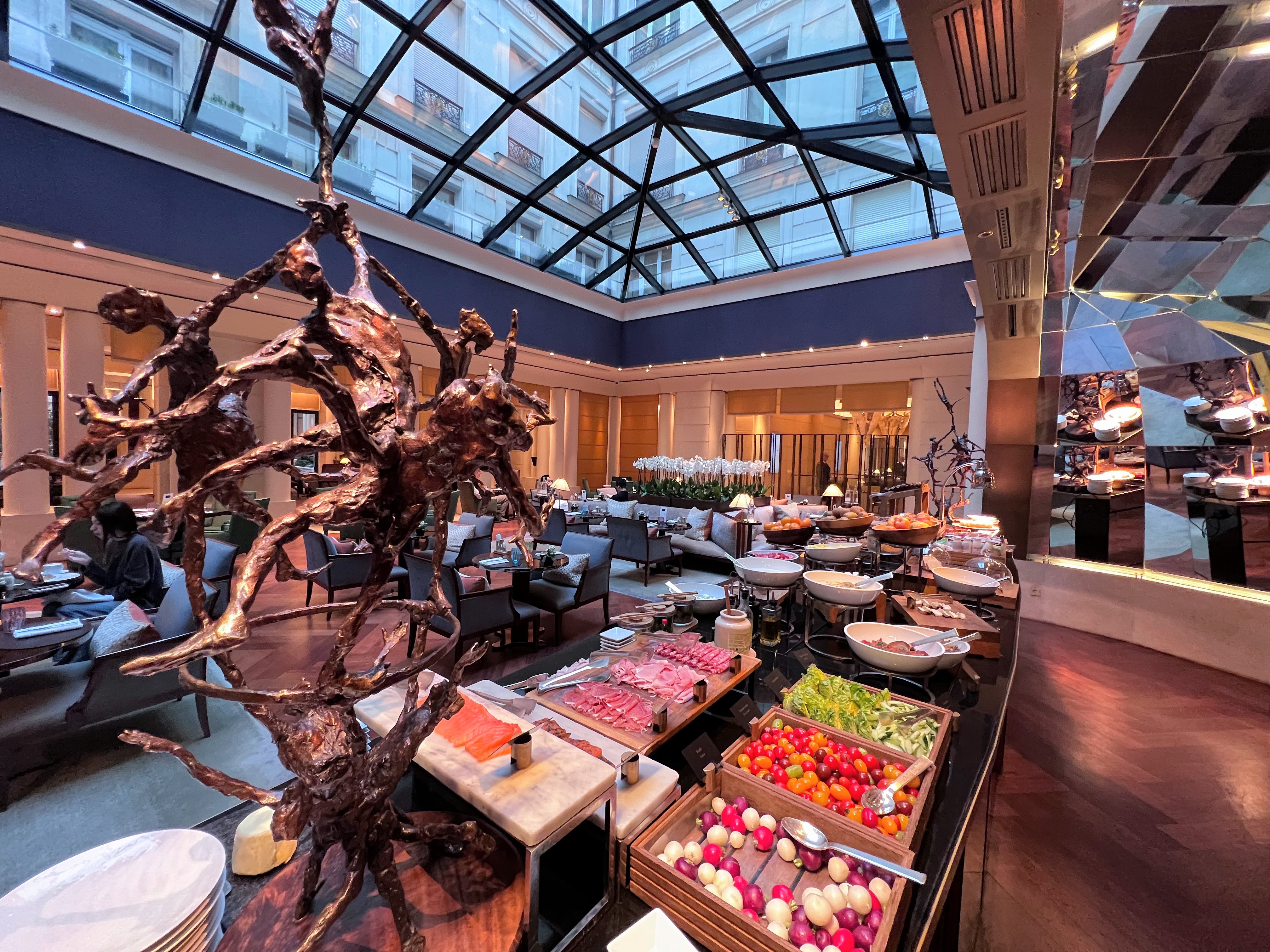 Breakfast buffet at Park Hyatt Paris Vendome