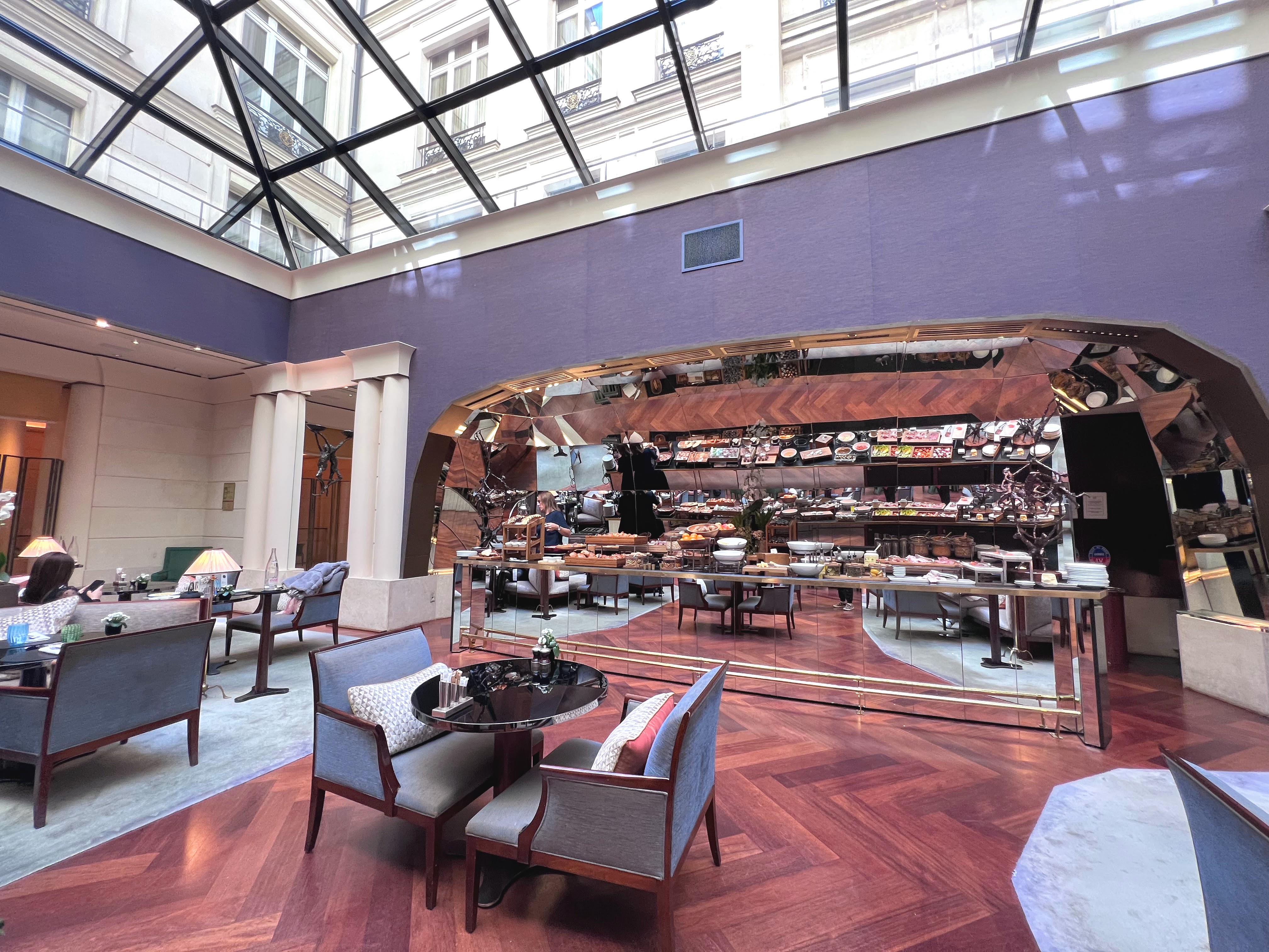 Breakfast buffet at Park Hyatt Paris Breakfast buffet at Park Hyatt Paris