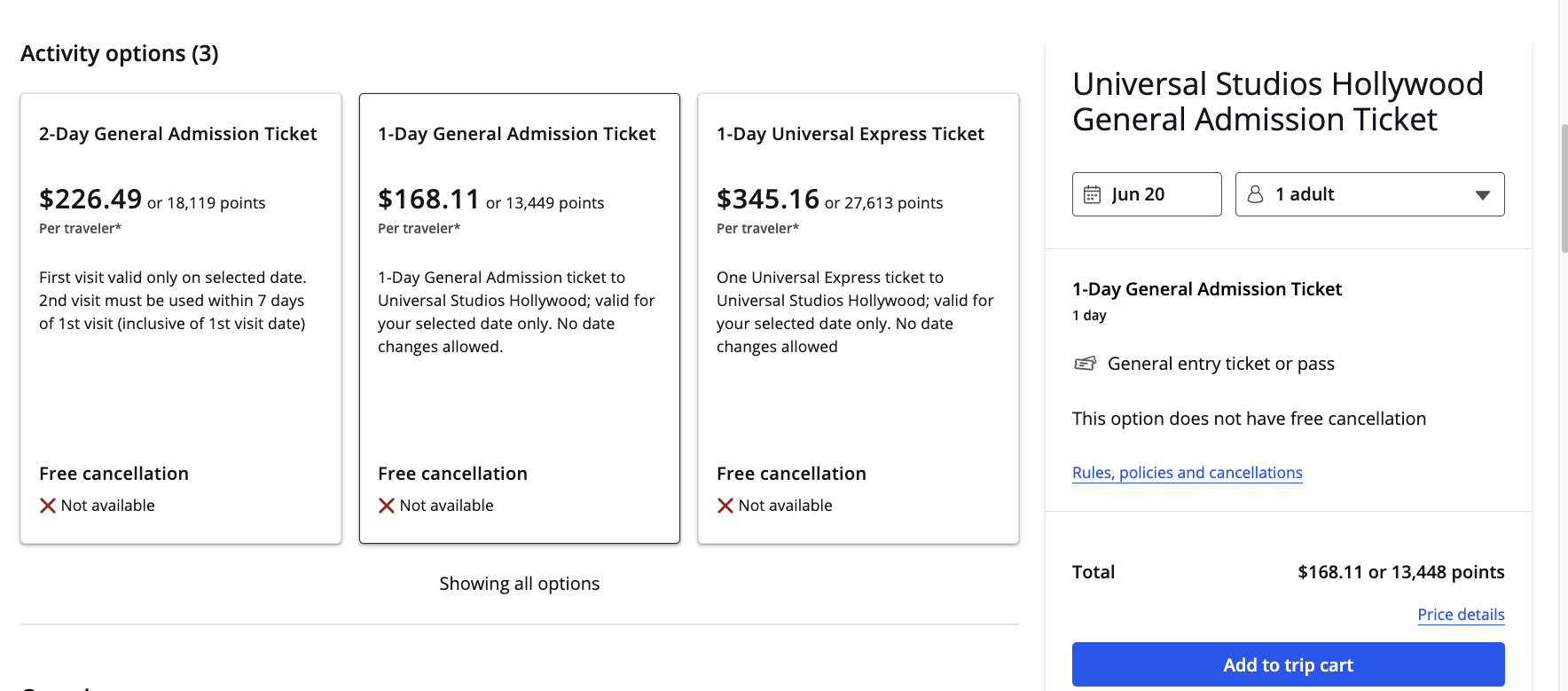 Chase Travel portal Universal Studios Hollywood ticket Chase Travel portal Universal Studios Hollywood ticket