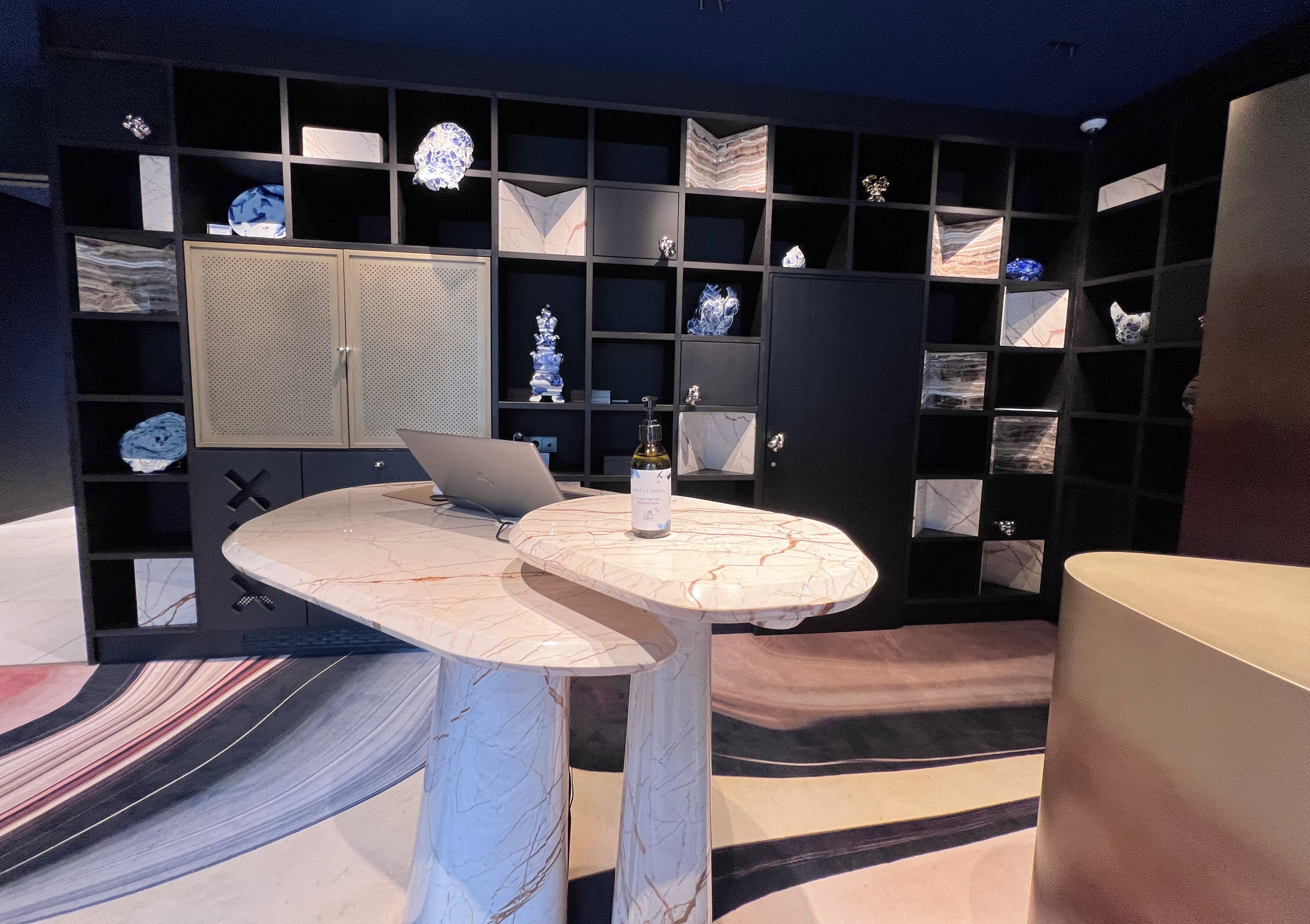 Check in desk at Andaz Amsterdam Check in desk at Andaz Amsterdam