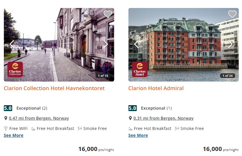 Clarion Hotel Bergen Book with Points Clarion Hotel Bergen Book with Points