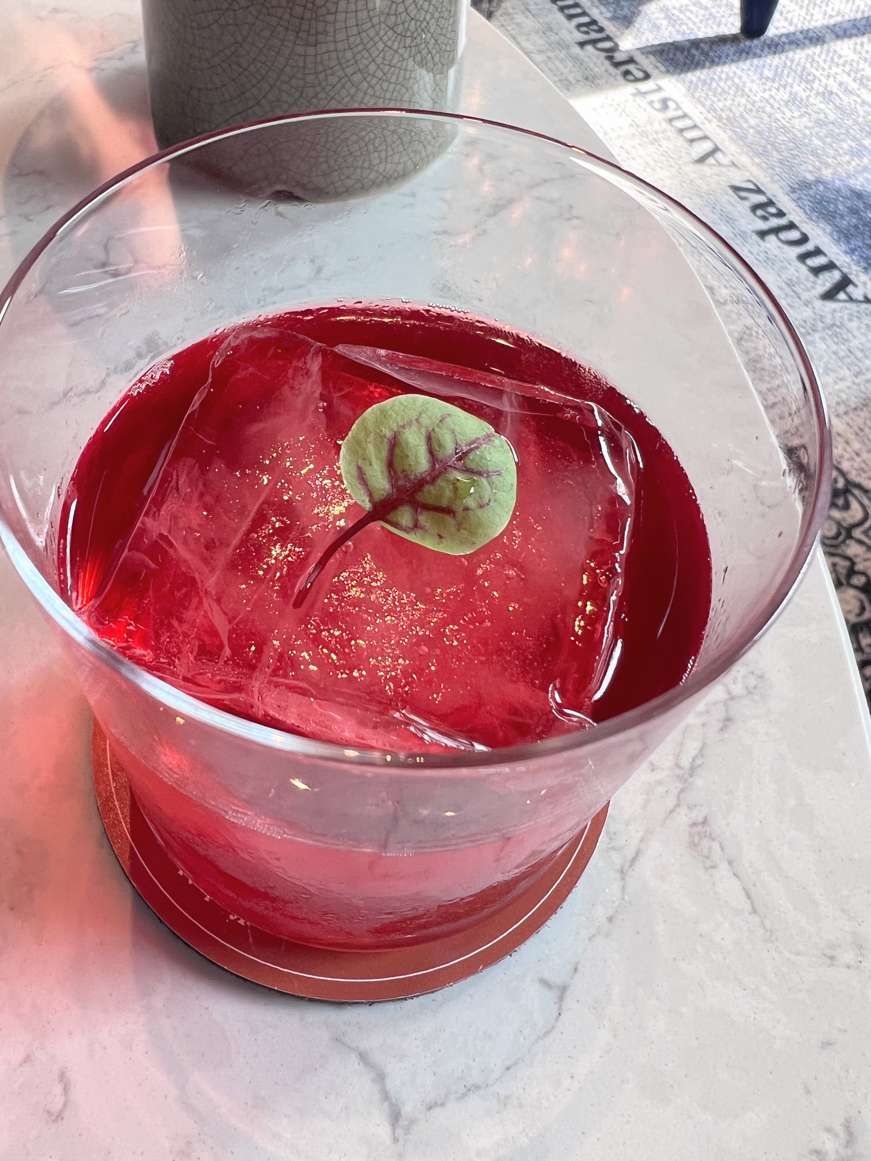 Cocktail at Andaz Amsterdam Cocktail at Andaz Amsterdam