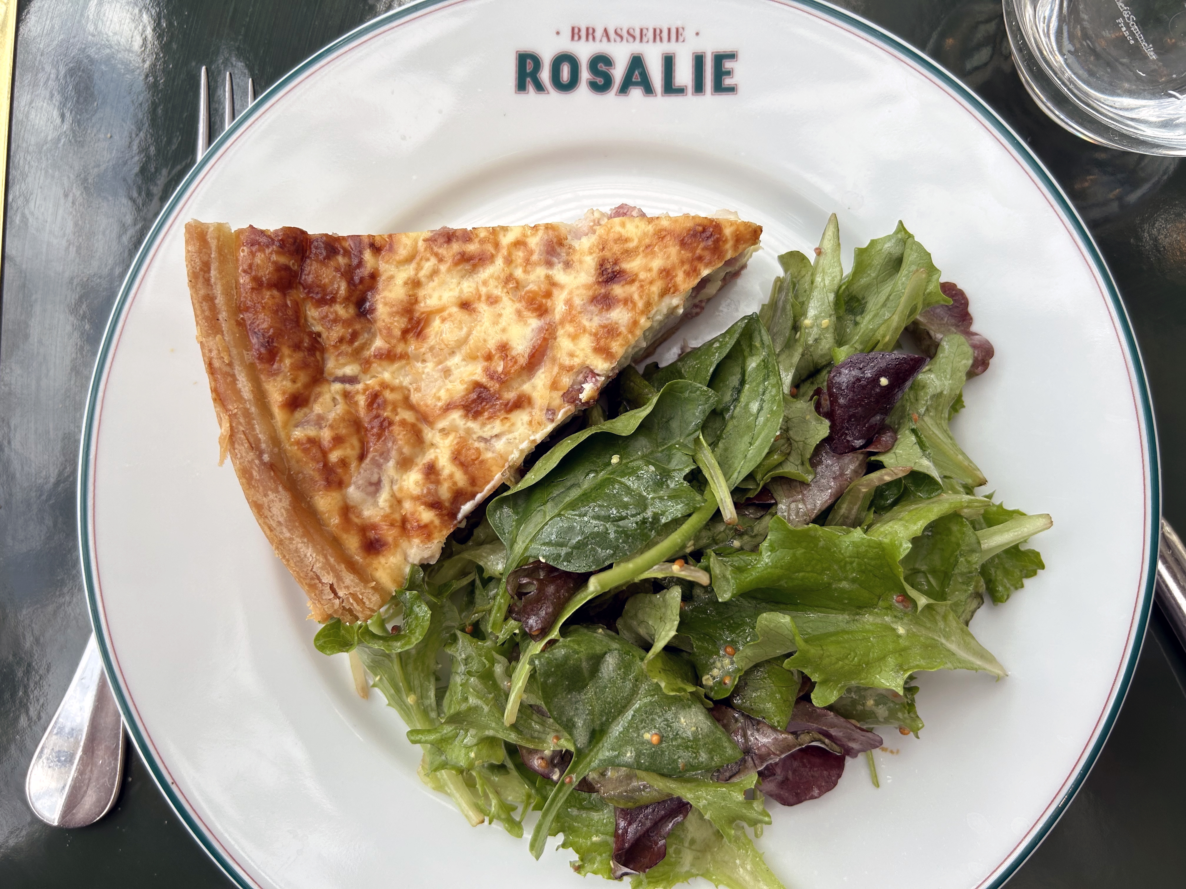 Disneyland Paris Disney Village Brasserie Rosalie quiche lorraine Disneyland Paris Disney Village Brasserie Rosalie quiche lorraine