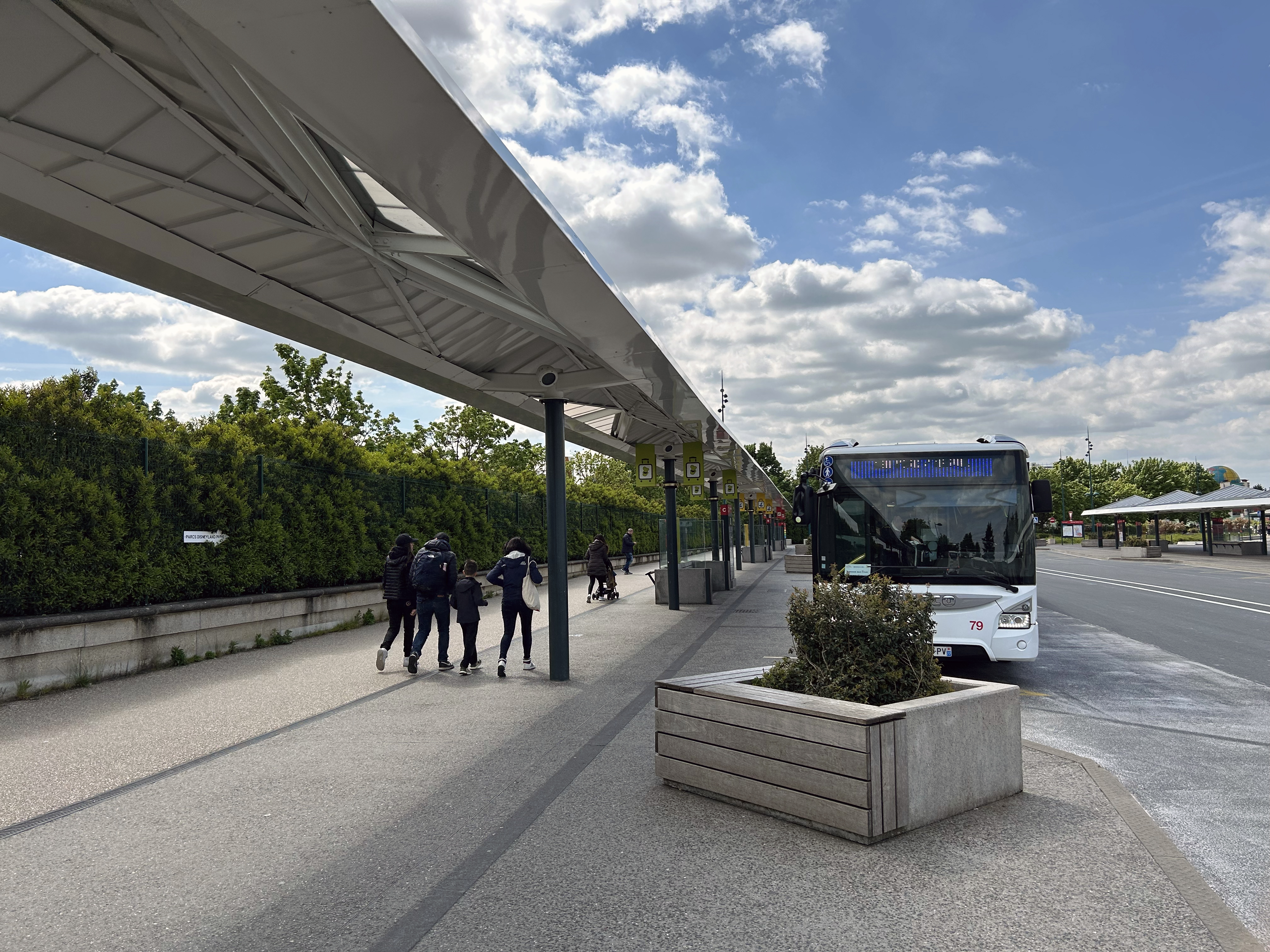 Disneyland Paris bus stop