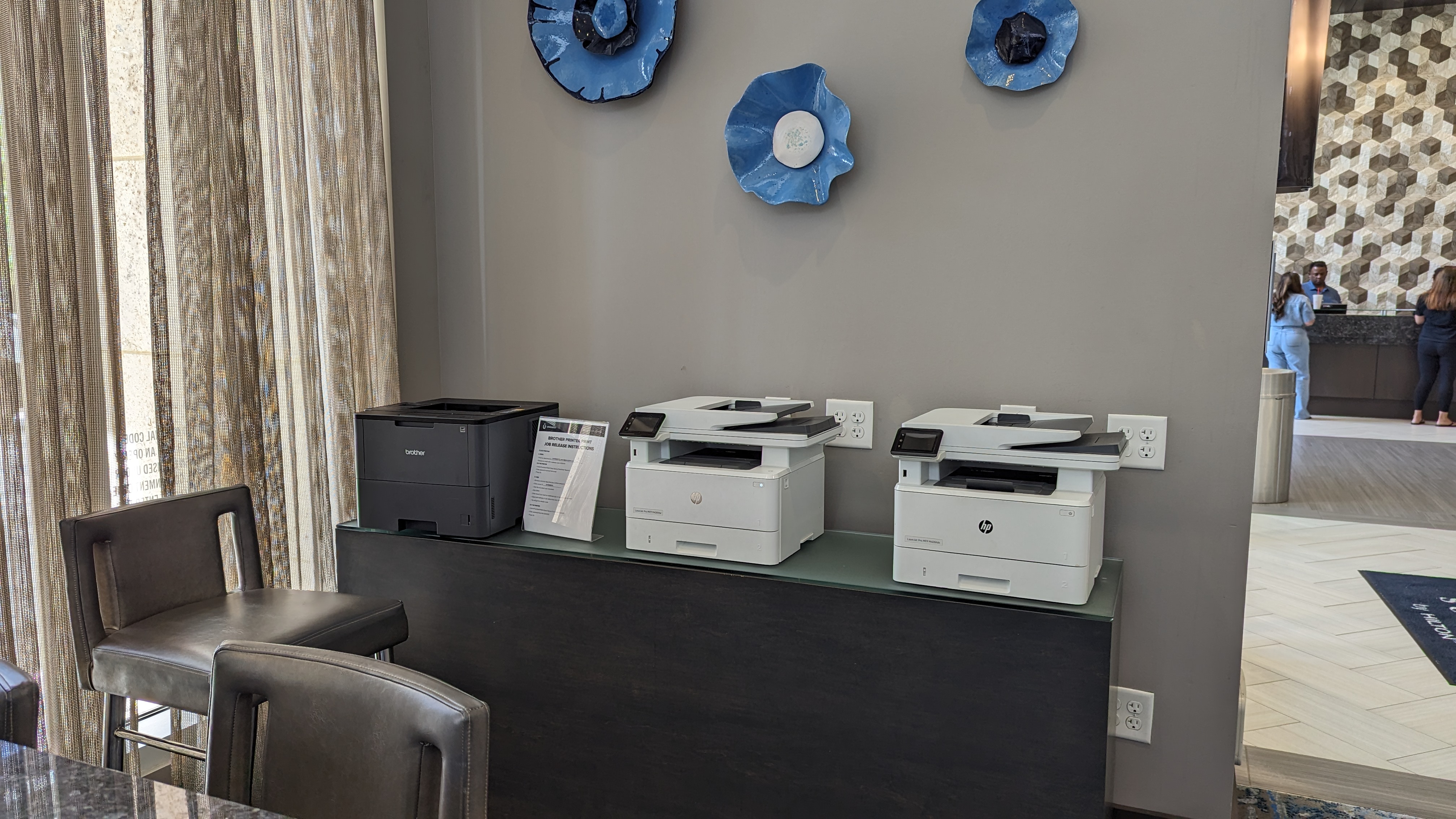 Embassy Suites by Hilton The Woodlands at Hughes Landing amenities business center