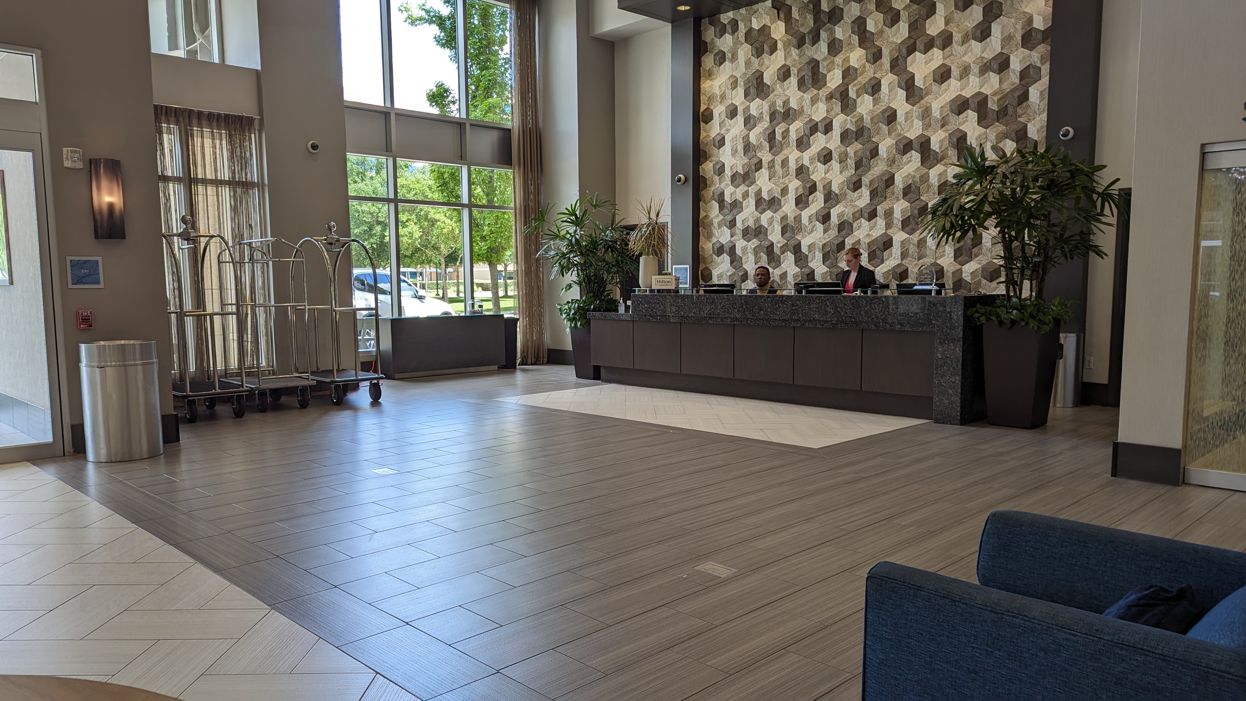 Embassy Suites by Hilton The Woodlands at Hughes Landing front desk