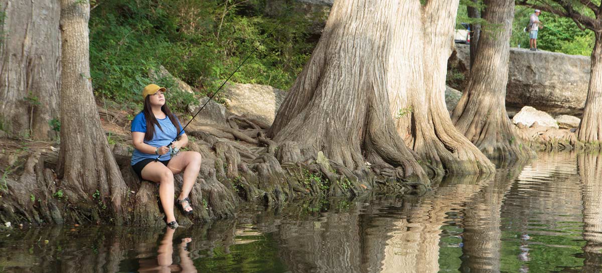 Fishing McKinney Falls State Park