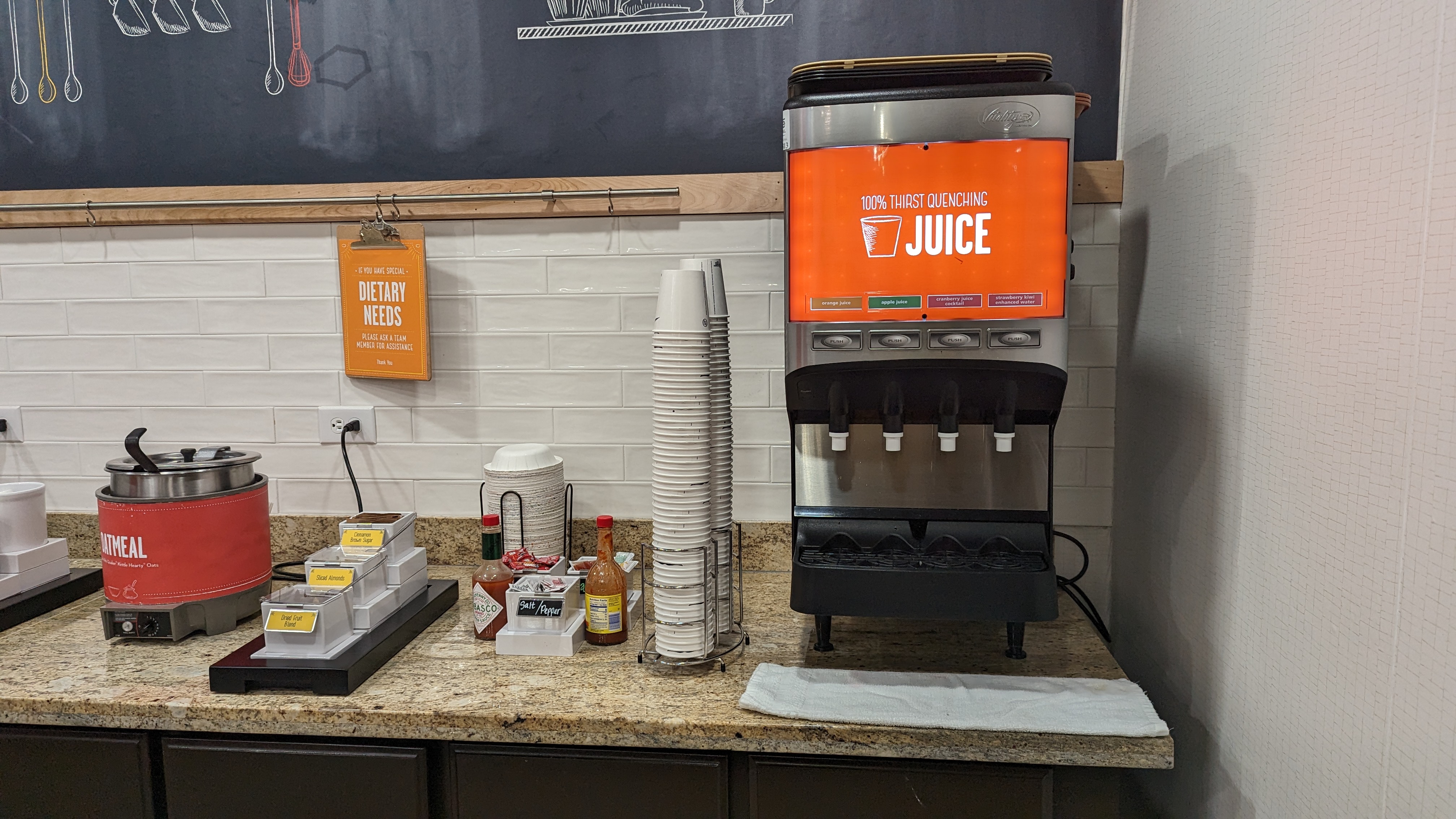 Hampton Inn Suites Hope food and beverage juice