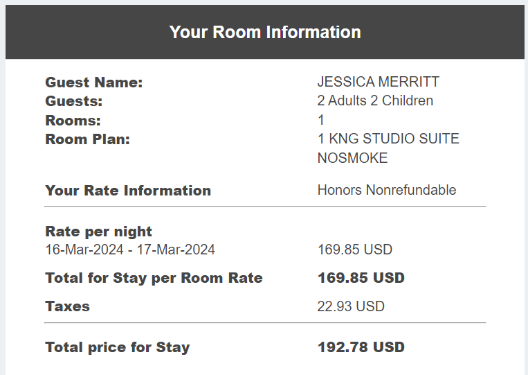 Hampton Inn and Suites Hope Booking