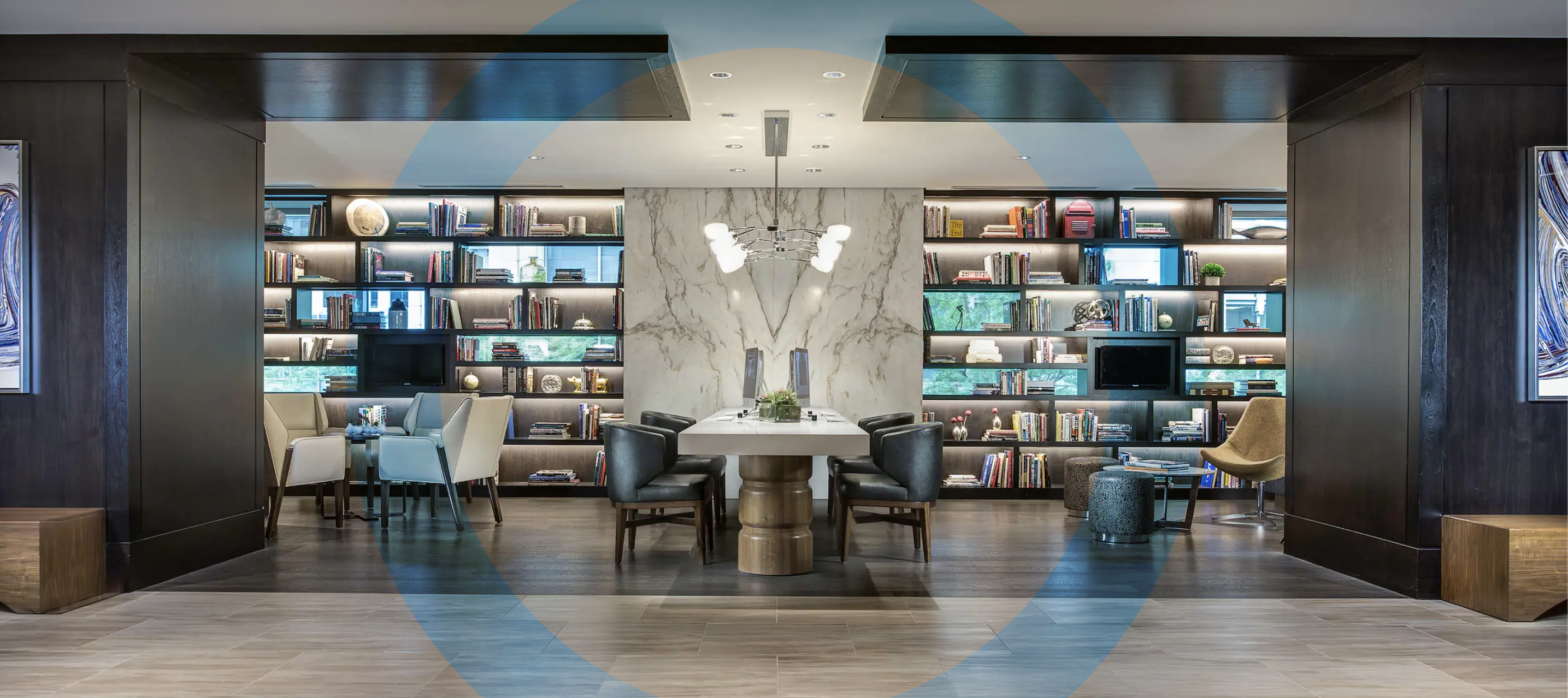 Hyatt Centric Chicago Magnificent Mile lobby area