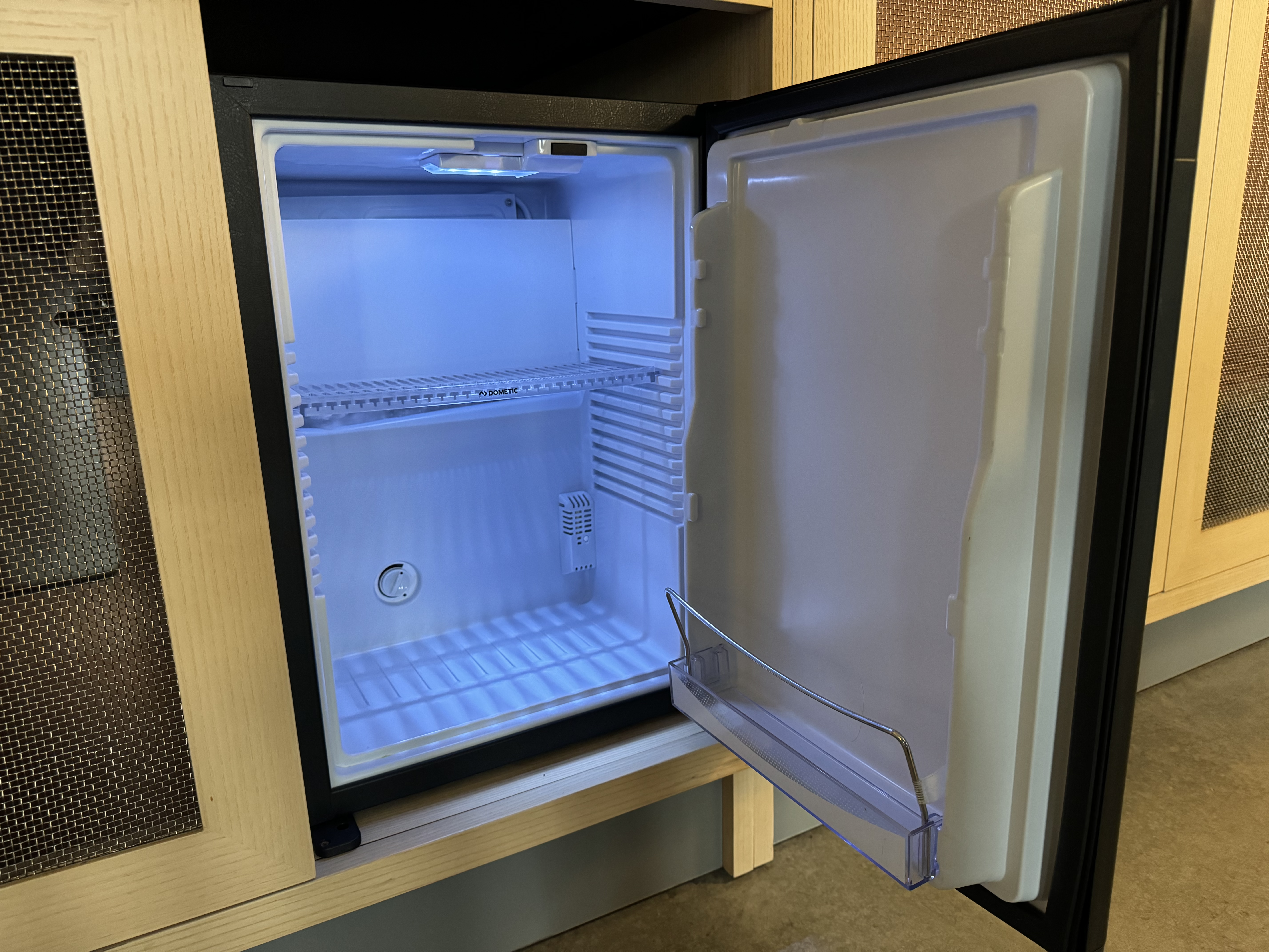 Hyatt Centric Downtown Portland inside fridge