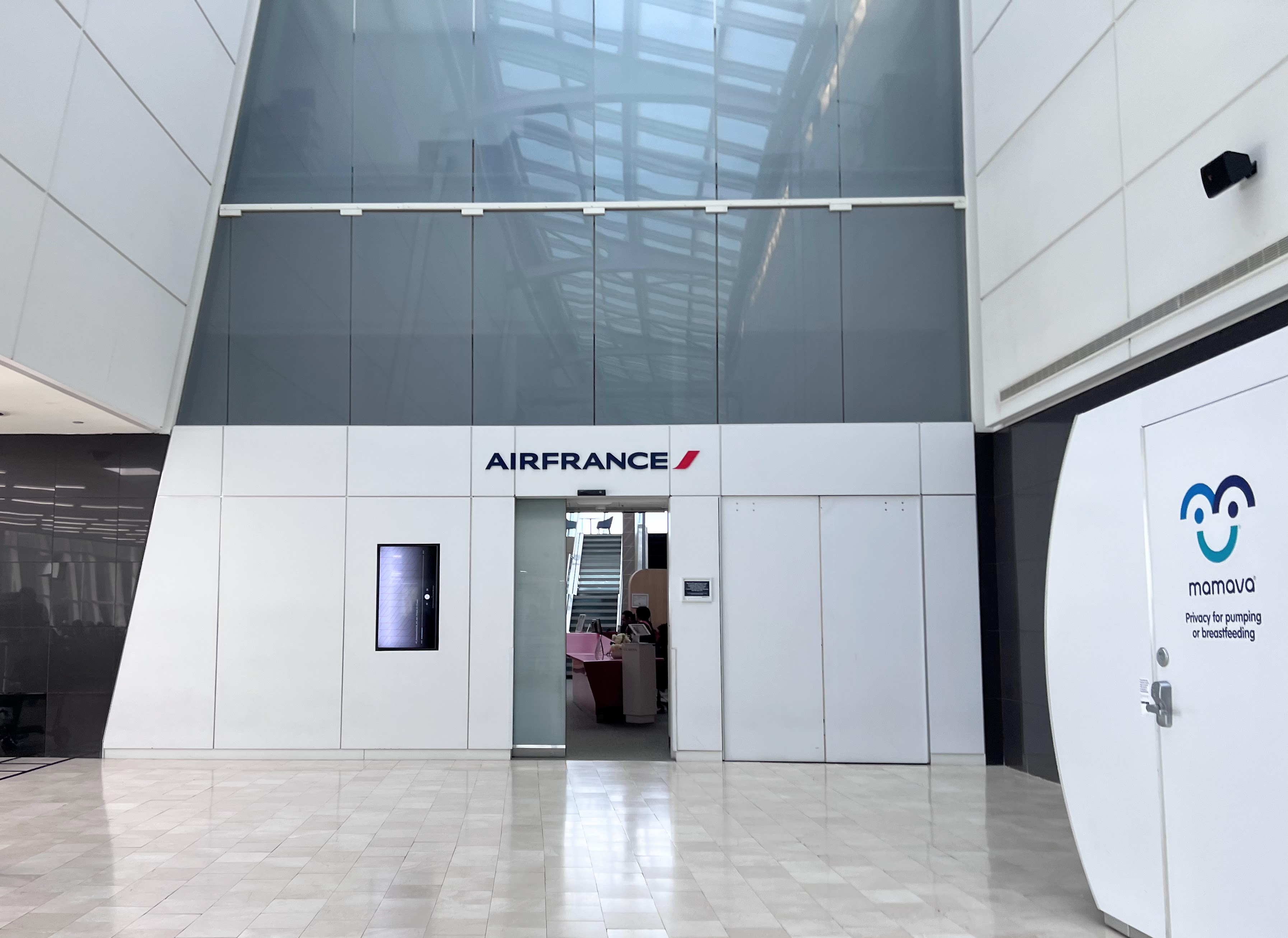 JFK Air France lounge entrance JFK Air France lounge entrance