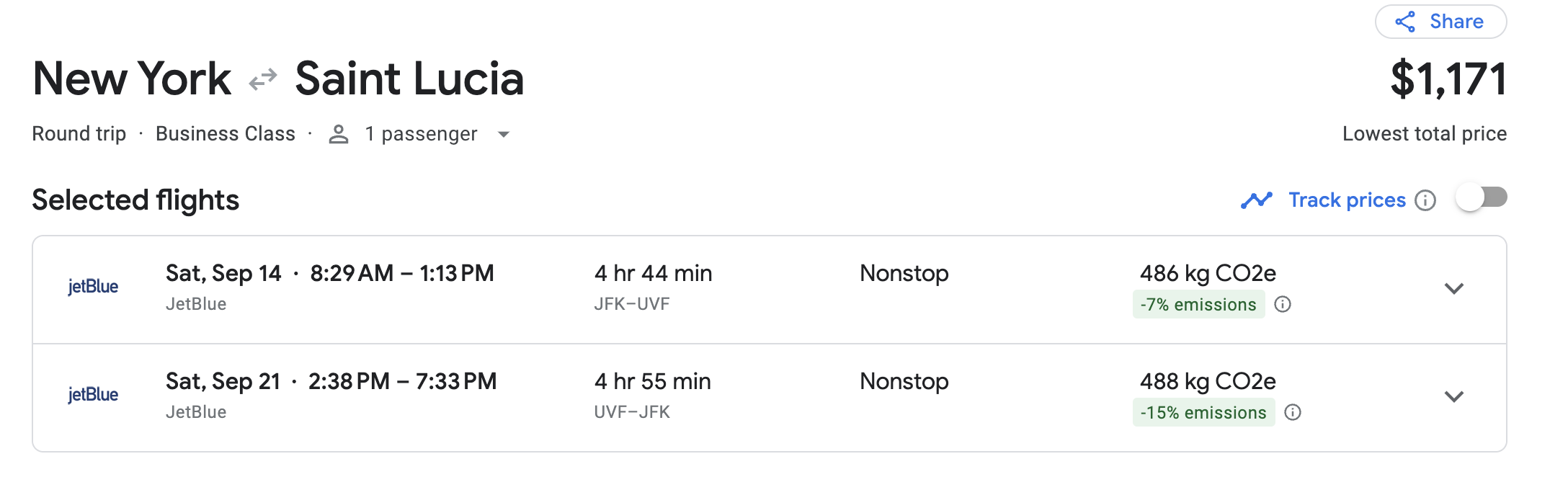JFK UVF