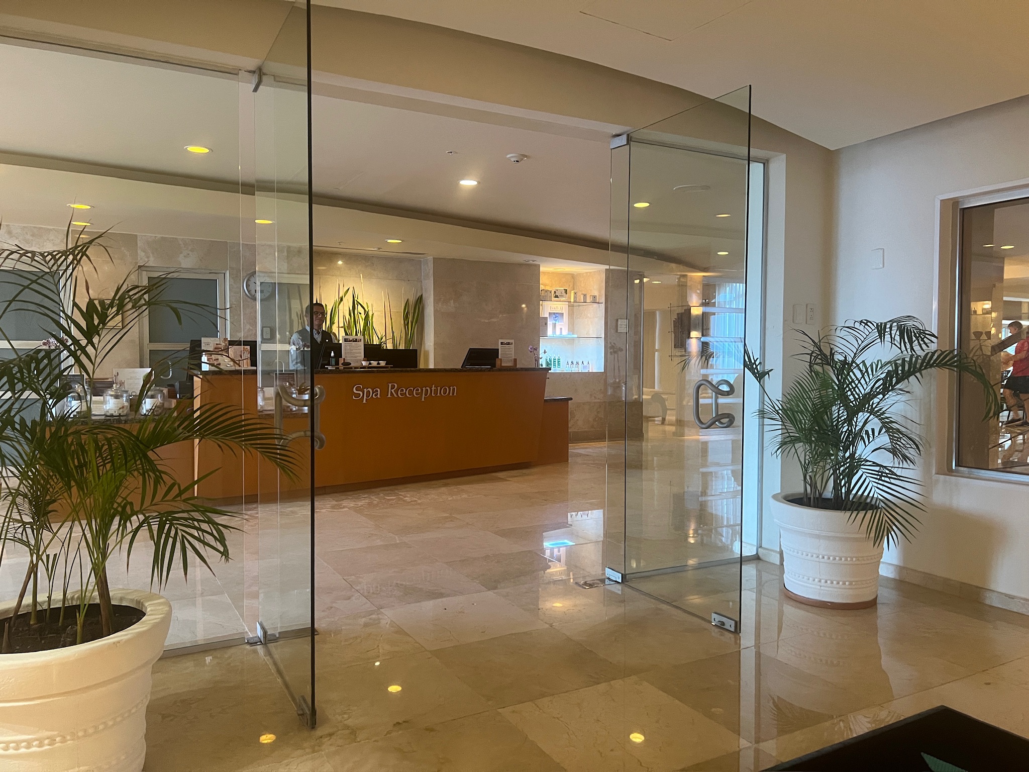 JW Marriott Cancun Gym Spa Entrance