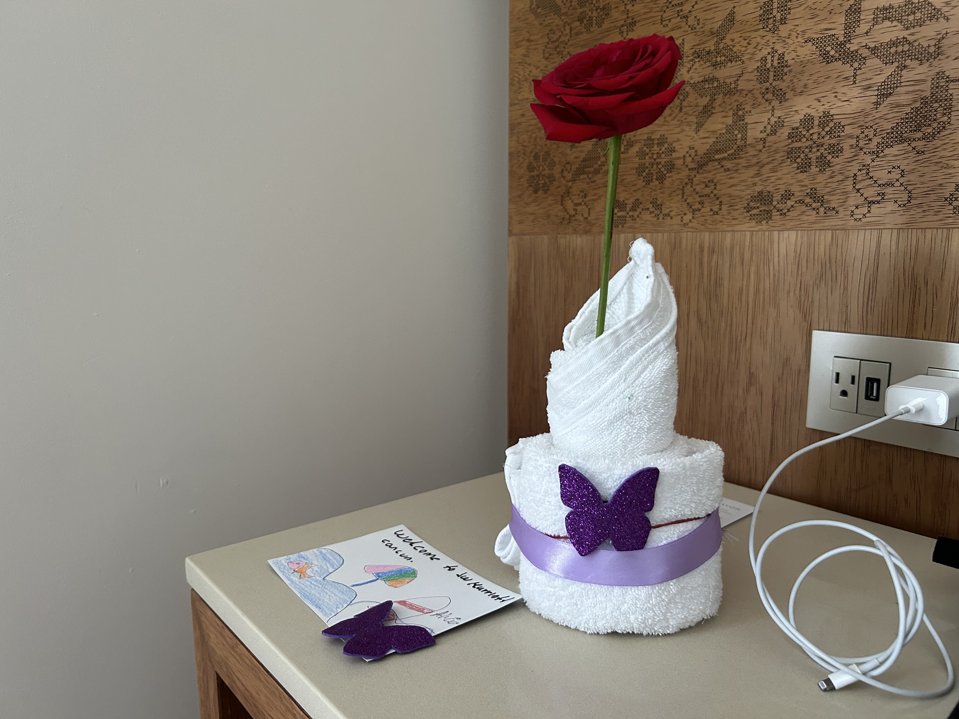 JW Marriott Cancun welcome amenity