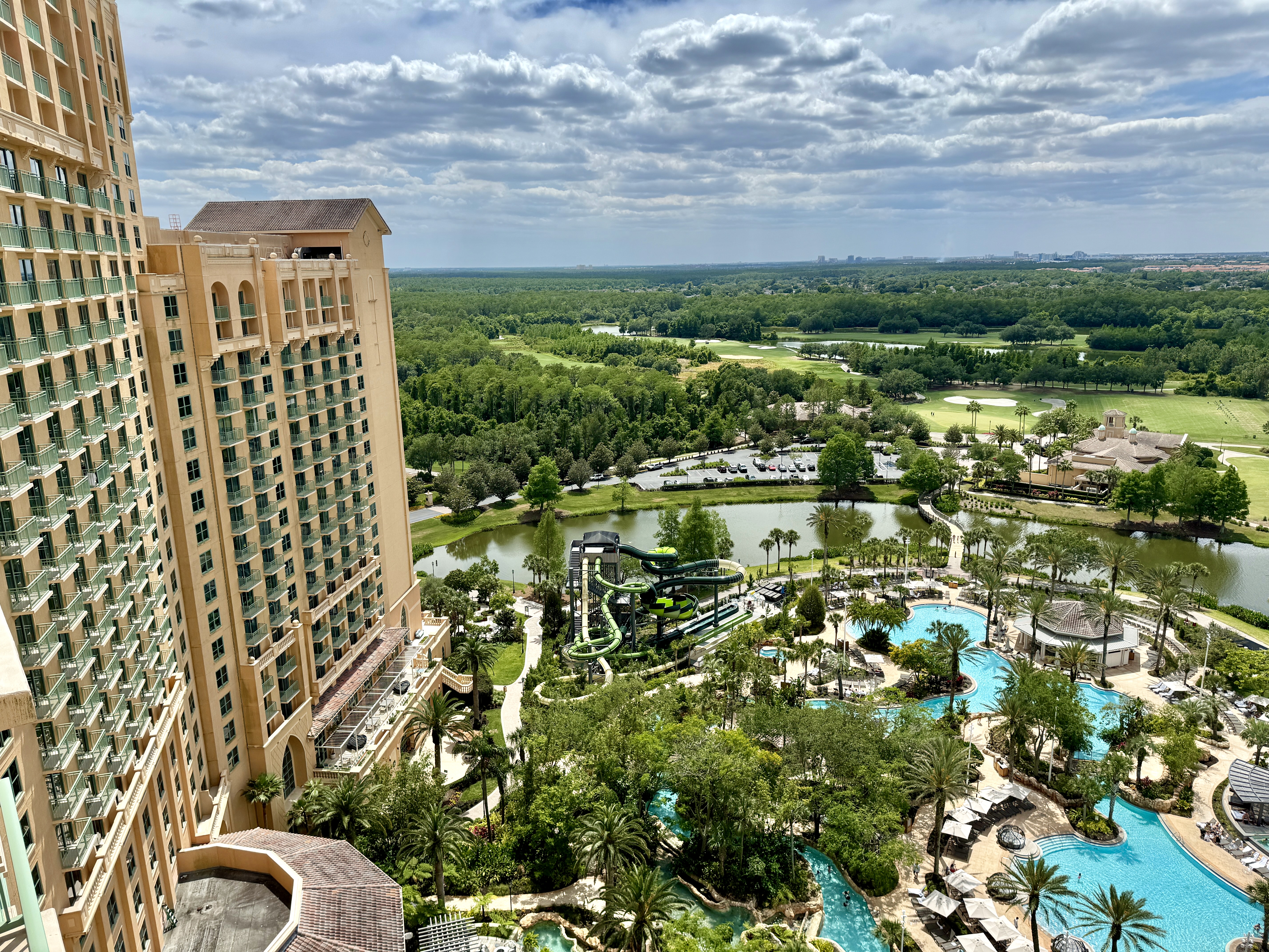 JW Marriott Orlando Grande Lakes Balcony View Building and Pool JW Marriott Orlando Grande Lakes Balcony View Building and Pool