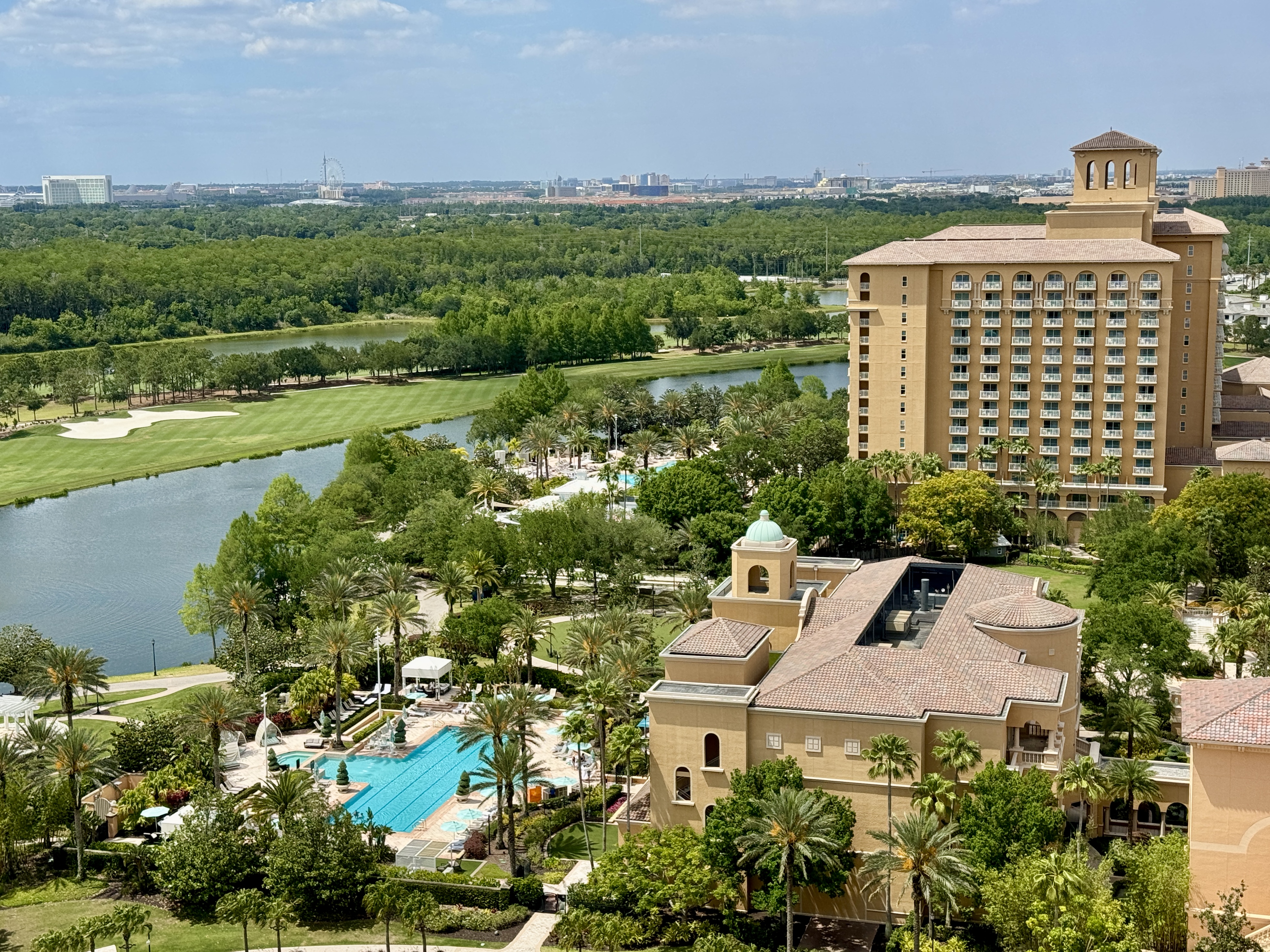 JW Marriott Orlando Grande Lakes Balcony View Ritz Carlton JW Marriott Orlando Grande Lakes Balcony View Ritz Carlton
